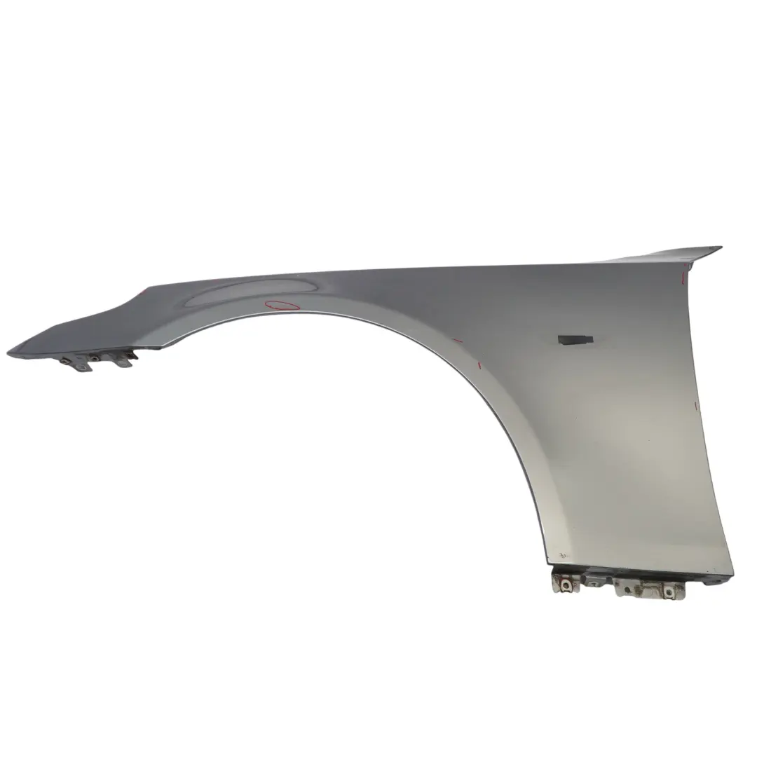 BMW E60 E61 Panneau d'Aile Avant Gauche Panneau Latéral Silbergrau Grey - A08 - SKU 7111429-SBG3 - Numéro de pièce 7111429