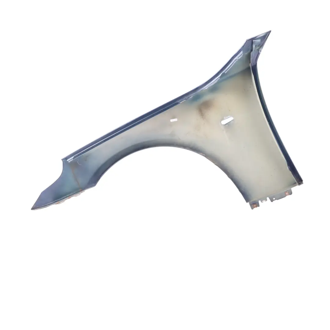 BMW E60 E61 Front Right Wing Fender Side Panel O/S Tiefseeblau Blue - A76 - SKU 7111430-DSB - Part number 7111430