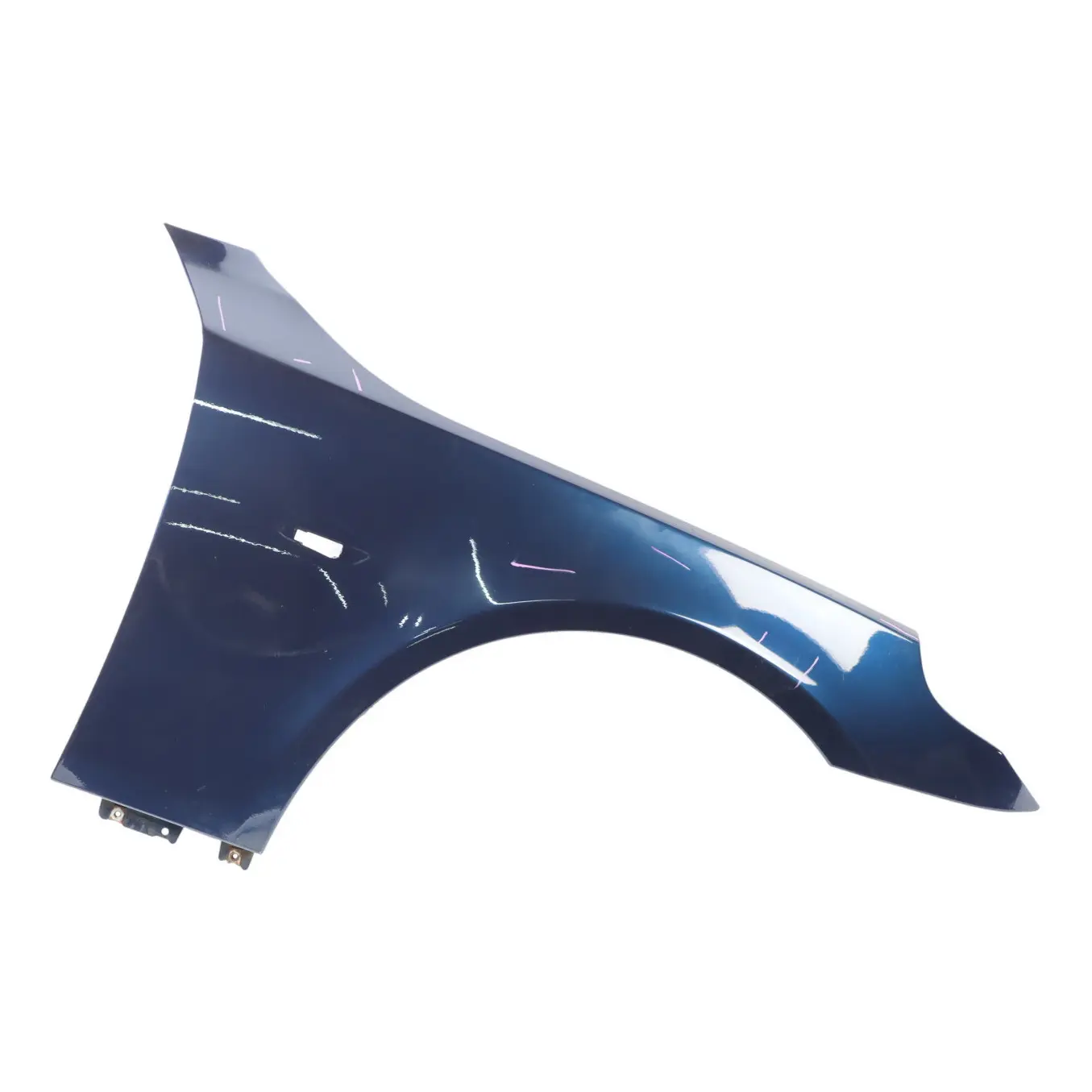 BMW E60 E61 Front Right Wing Fender Side Panel O/S Tiefseeblau Blue - A76