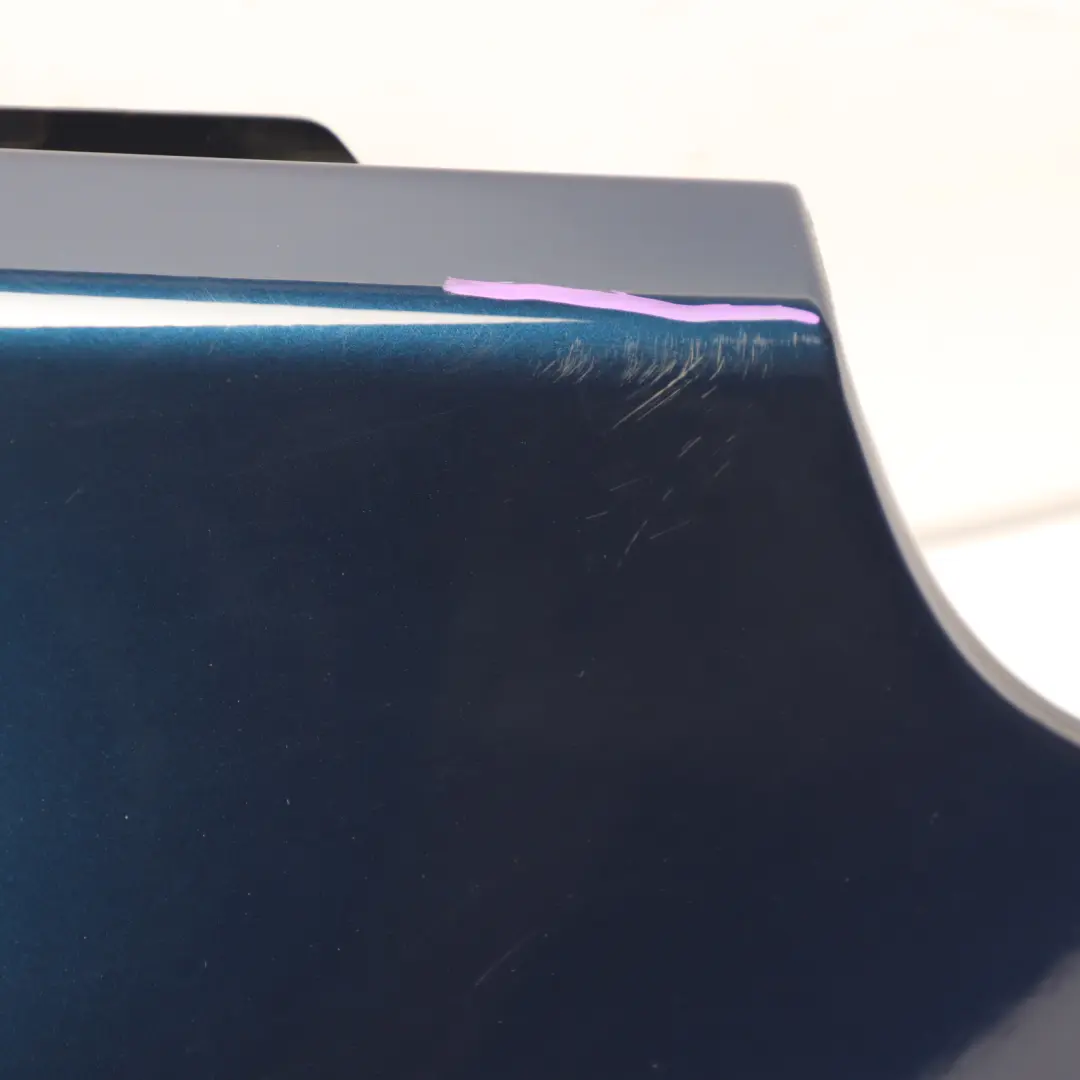 BMW E60 E61 Front Right Wing Fender Side Panel O/S Tiefseeblau Blue - A76 - SKU 7111430-DSB - Part number 7111430