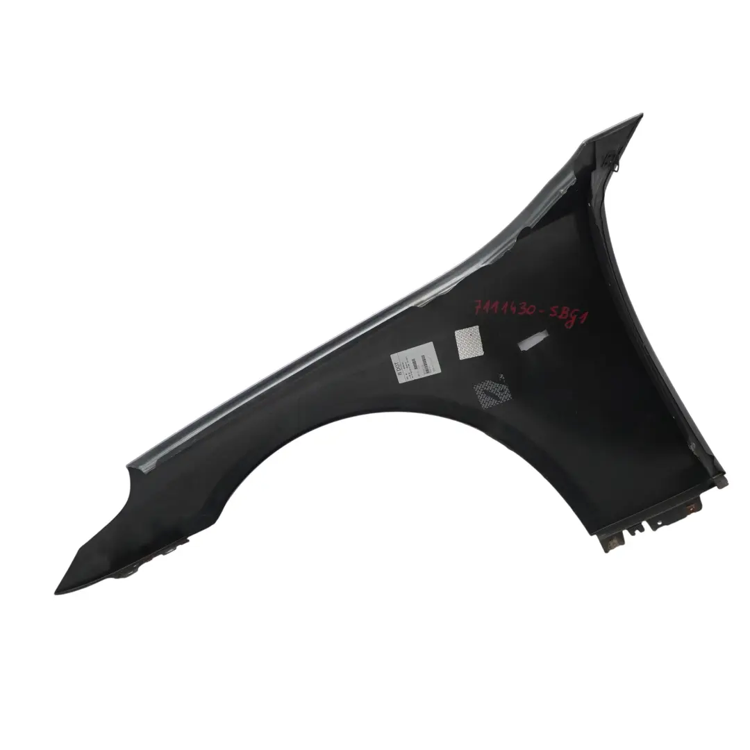 BMW E60 Guardabarros Delantero Derecho Panel Lateral Silbergrau Gris Plata A08 - SKU 7111430-SBG1 - Número de pieza 7111430