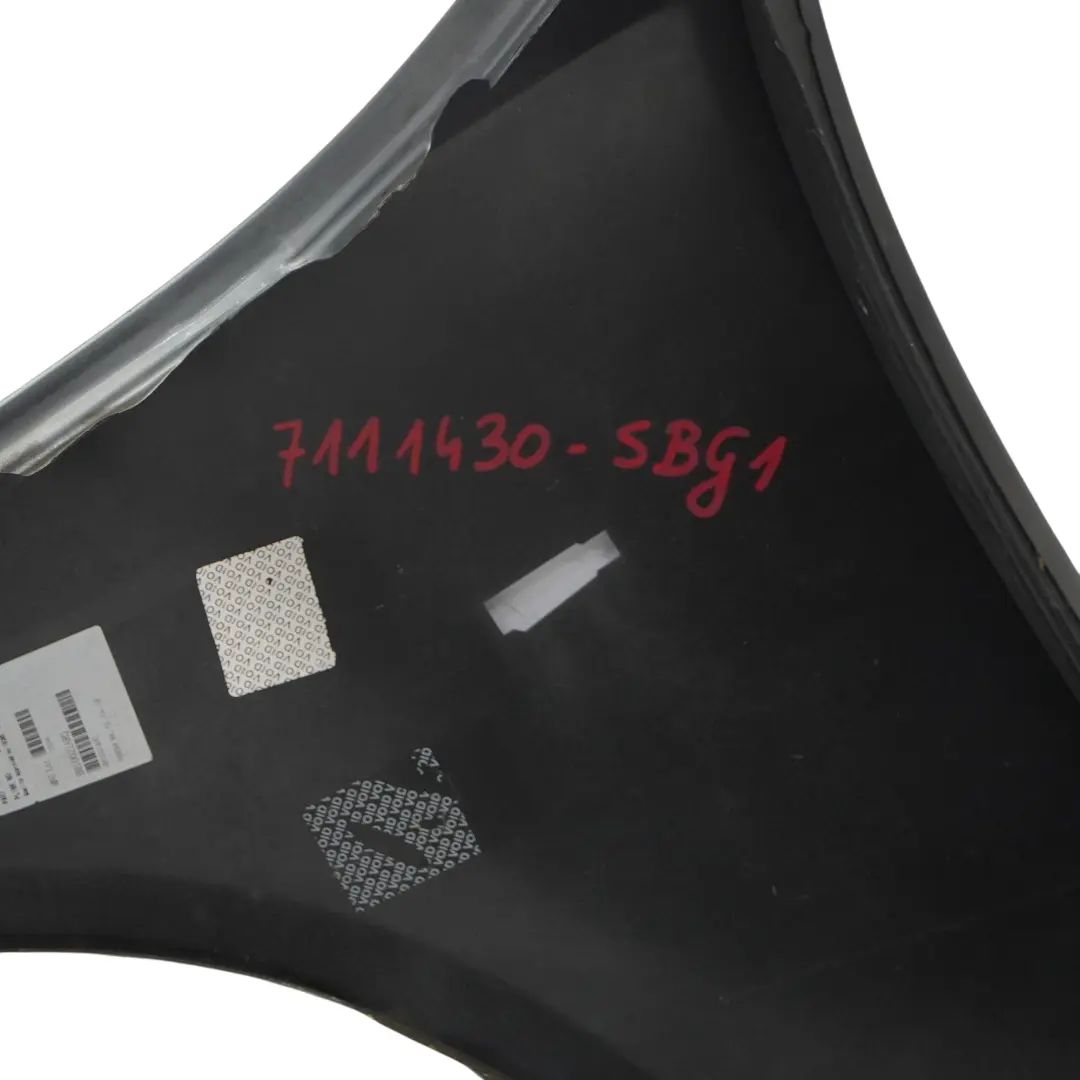 BMW E60 Guardabarros Delantero Derecho Panel Lateral Silbergrau Gris Plata A08 - SKU 7111430-SBG1 - Número de pieza 7111430