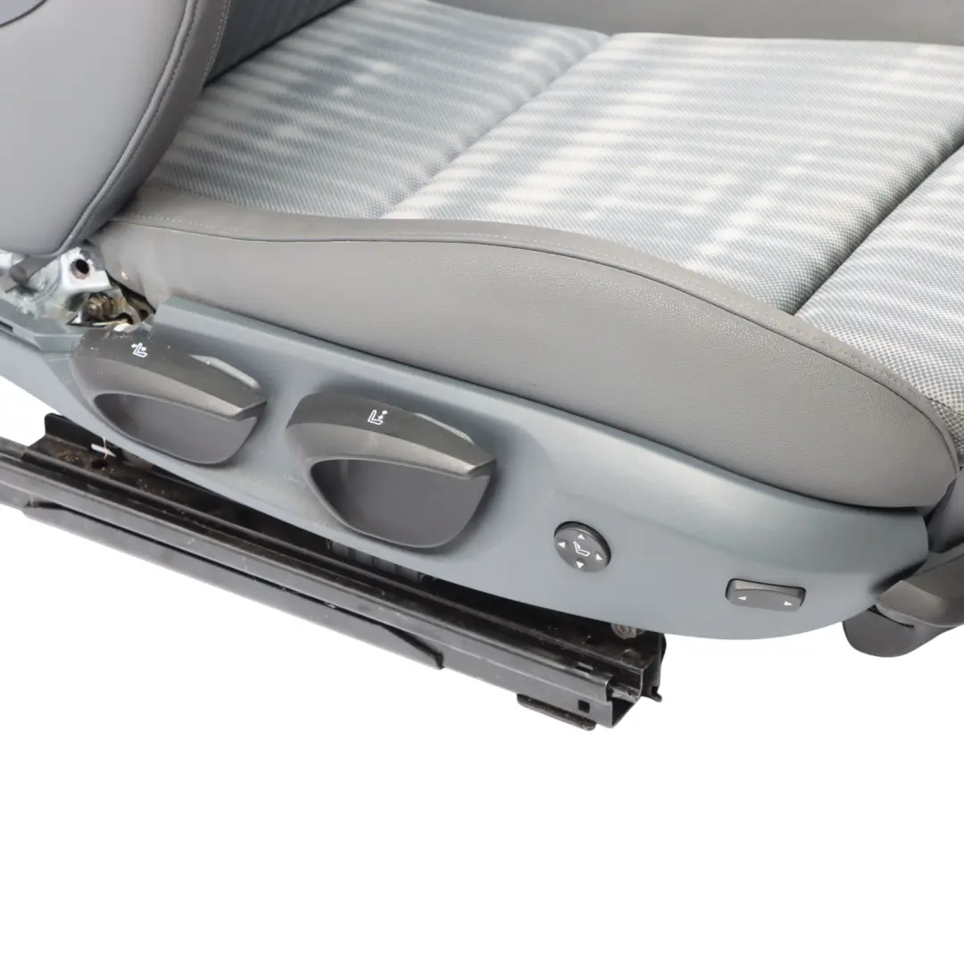  Front Seat BMW E87 Right O/S Cloth Imitation Leather Sensatec Alaska Grey - SKU 7139672-1 - Part number 7139672