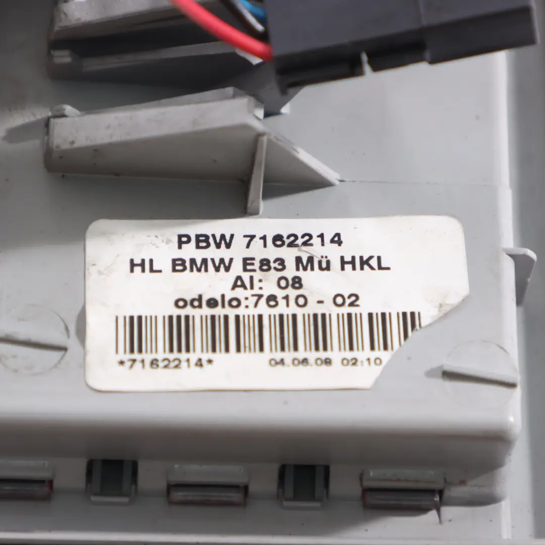 BMW X3 Series E83 LCI 1 Rear Light In Trunk Lid Boot Lamp Right O/S - SKU 7162214-1 - Part number 7162214