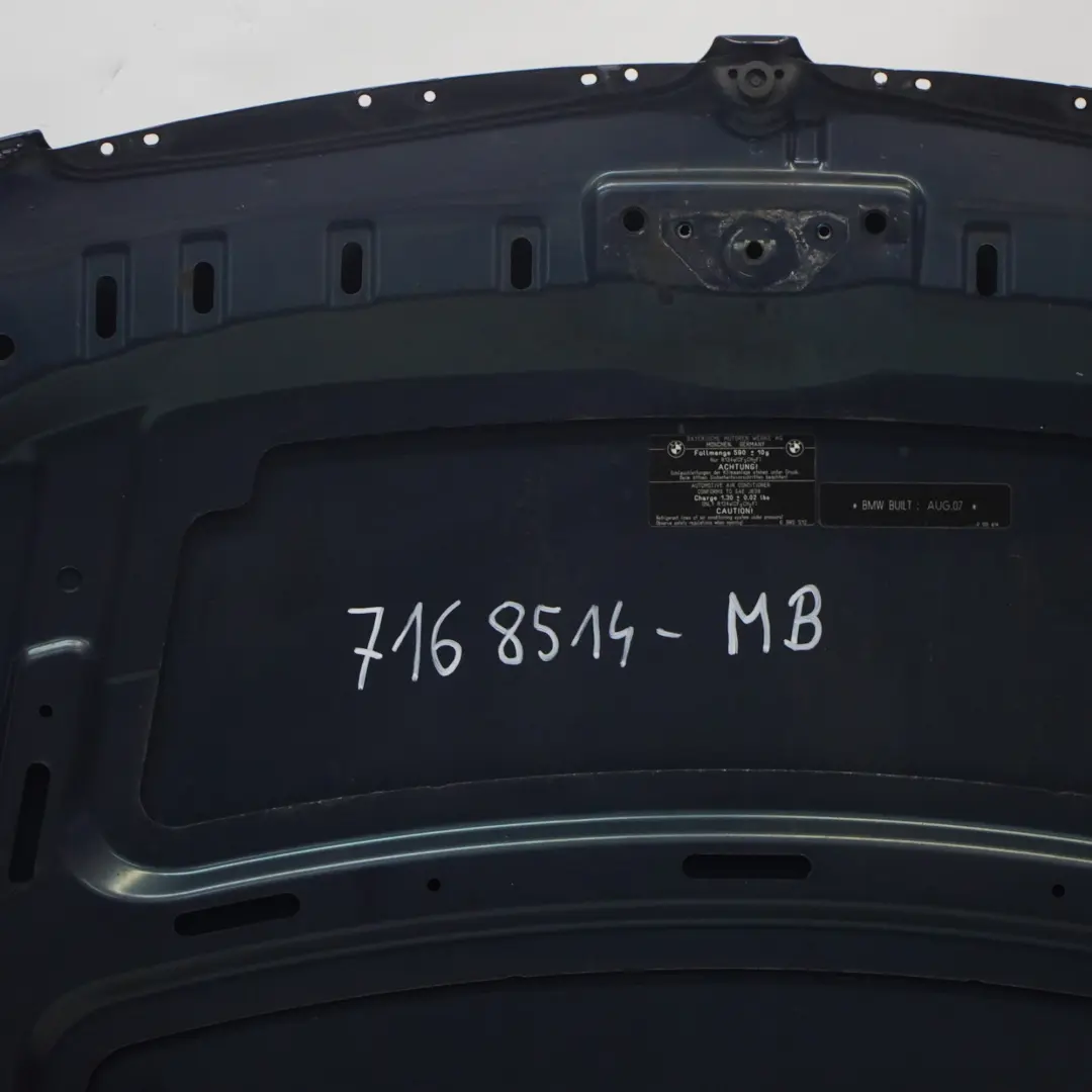 Maska Pokrywa Silnika Monacoblau Niebieski Metalik - A35 do BMW E92 E93 o numerze 7168514 BMW E92 E93 Maska Pokrywa Silnika Monacoblau Niebieski Metalik - A35 - SKU 7168514-MB - Numer Części 7168514