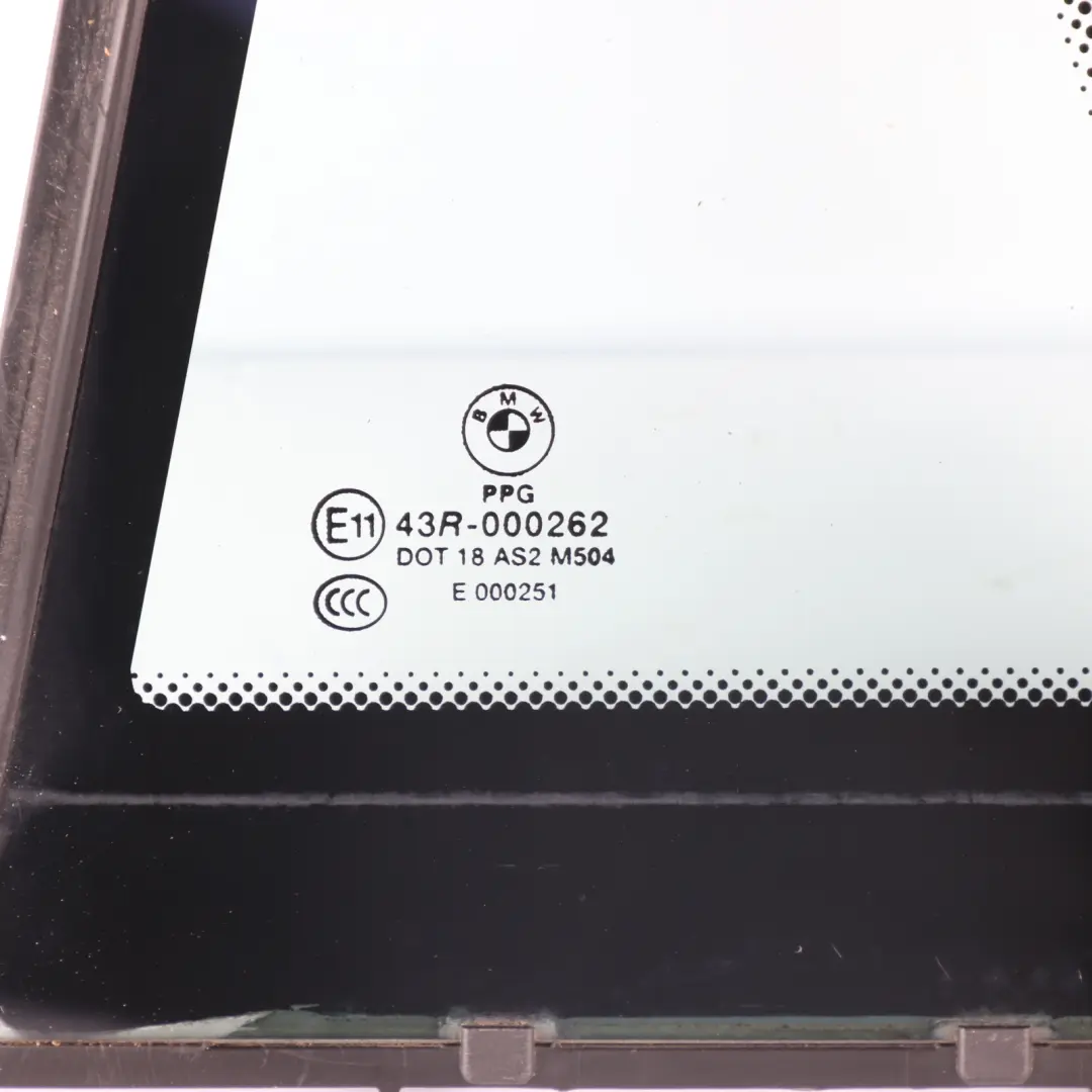 Door Window Glass BMW X6 E71 E72 Quarter Glass Glazing AS2 Left N/S to with Part number 7179683 Door Window Glass BMW X6 E71 E72 Quarter Glass Glazing AS2 Left N/S - SKU 7179683 - Part number 7179683