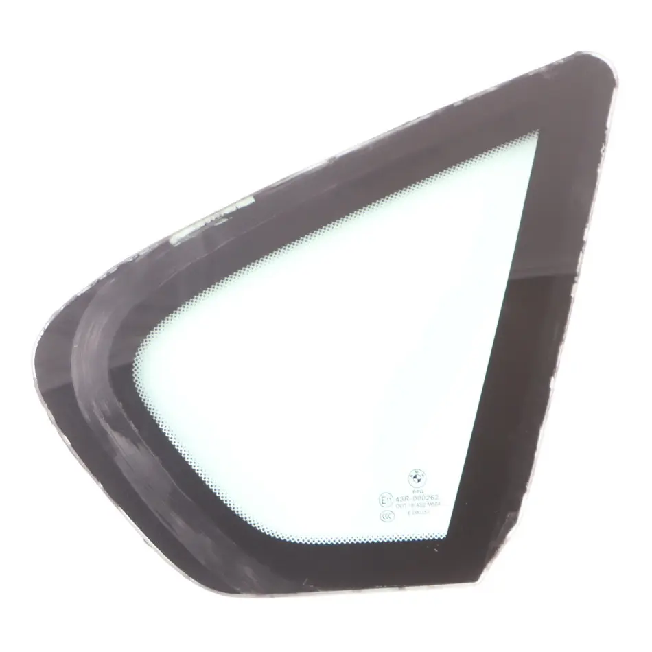 Ventana Lateral Cuarto Trasero Derecho Cristal Verde AS2 para BMW X6 E71 con número de pieza 7182320 BMW X6 E71 Ventana Lateral Cuarto Trasero Derecho Cristal Verde AS2 - SKU 7182320-1 - Número de pieza 7182320