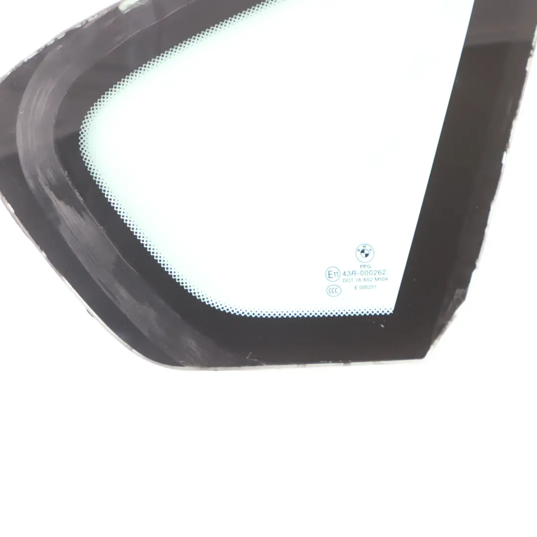 BMW X6 E71 Side Window Quarter Rear Right O/S Glass Glazing Green AS2 - SKU 7182320-1 - Part number 7182320