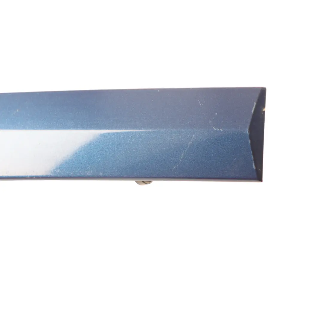 BMW E93 Right Top Molding Roof Hinge Cover O/S Cover Strip Le Mans Blau Blue 381 - SKU 7184048-LMB1 - Part number 7184048