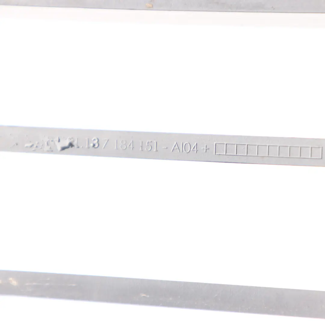 BMW F02 Front Bumper Main Upper Grille Kidney Chrome Left N/S - SKU 7184151 - Part number 7184151