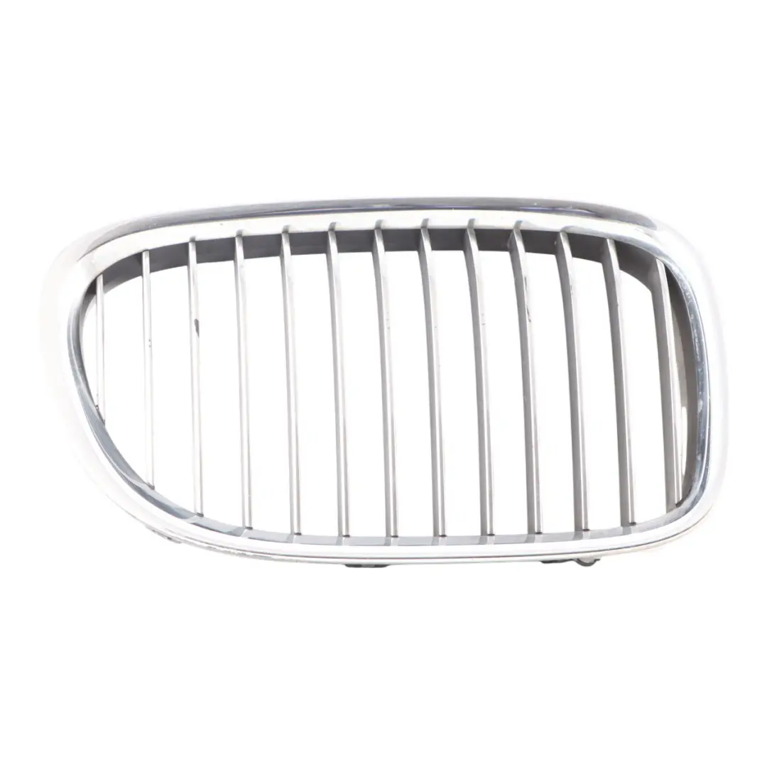 BMW F02 Front Bumper Main Upper Grille Kidney Chrome Right O/S - SKU 7184152 - Part number 7184152