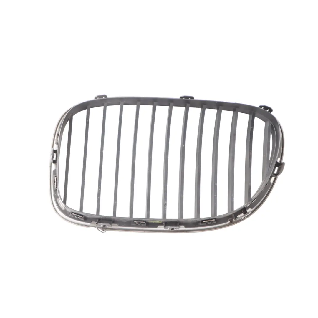 BMW F02 Front Bumper Main Upper Grille Kidney Chrome Right O/S - SKU 7184152 - Part number 7184152