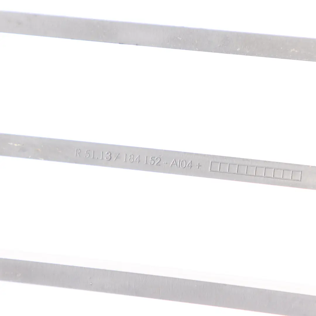 BMW F02 Front Bumper Main Upper Grille Kidney Chrome Right O/S - SKU 7184152 - Part number 7184152
