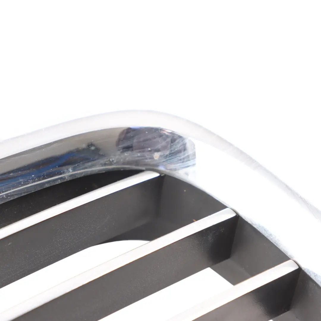 BMW F02 Front Bumper Main Upper Grille Kidney Chrome Right O/S - SKU 7184152 - Part number 7184152