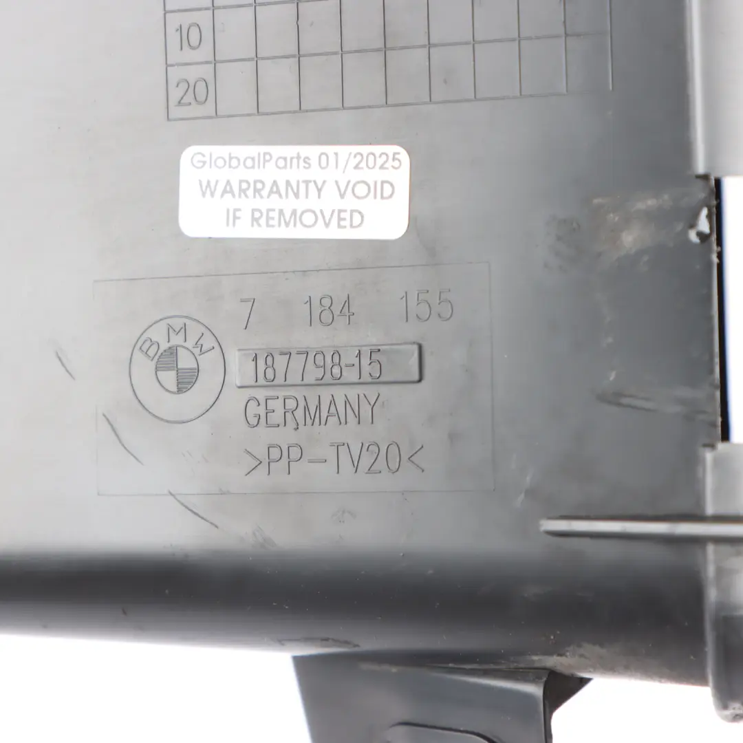 Tubo De Admisión De Aire para BMW F01 F02 F03 con número de pieza 7184155 BMW F01 F02 F03 Tubo De Admisión De Aire - SKU 7184155 - Número de pieza 7184155