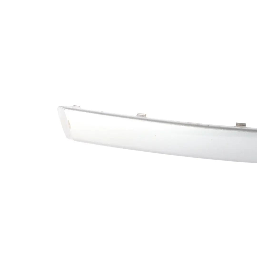 BMW E87 LCI Front Bumper Rubber Trim Strip Left N/S Spacegrau Grey - A52 - SKU 7185131-SCG - Part number 7185131