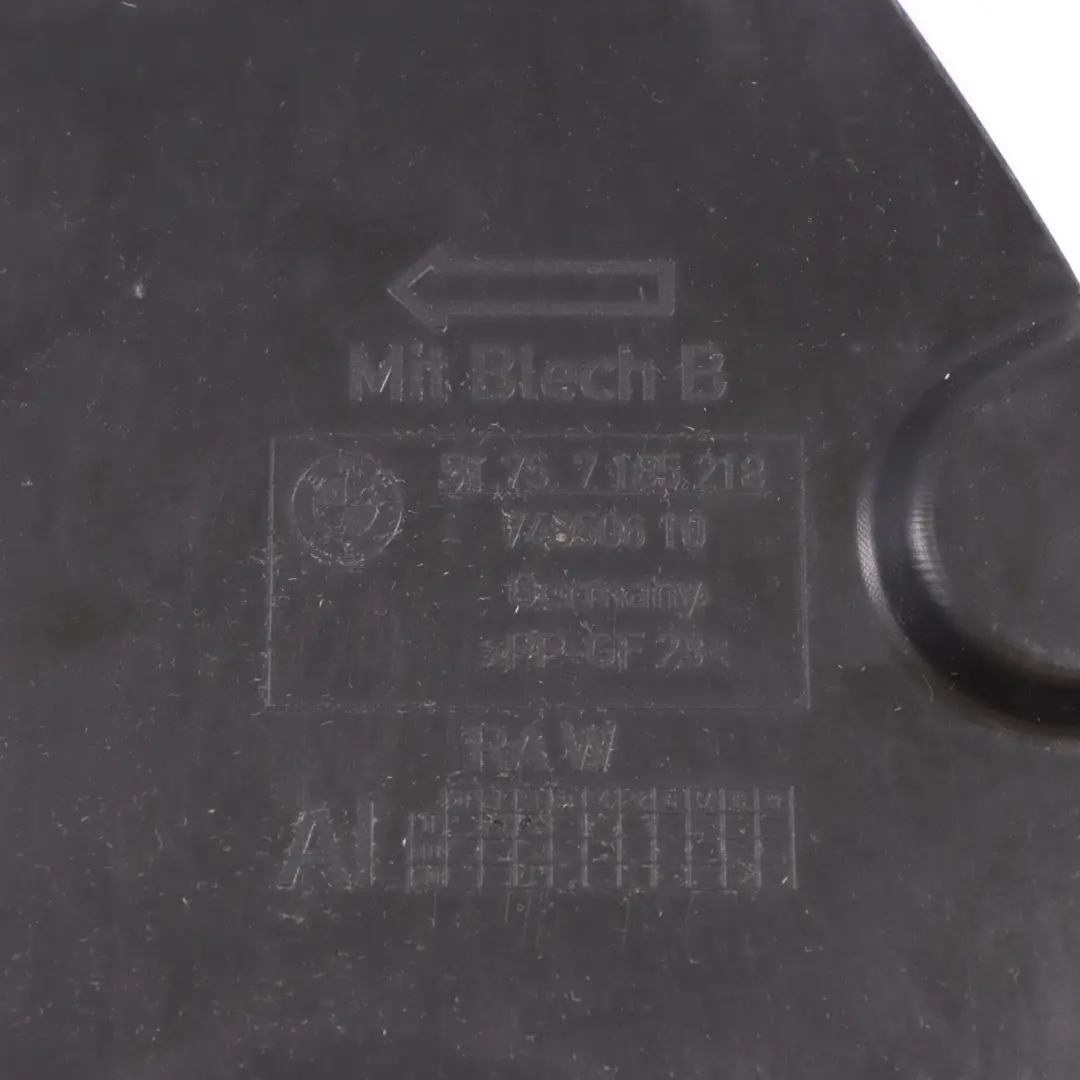 BMW E81 E87 E90 E90N E91 E91N E92 E93 Underfloor Coating Centre Rear - SKU 7185218-1 - Part number 7185218
