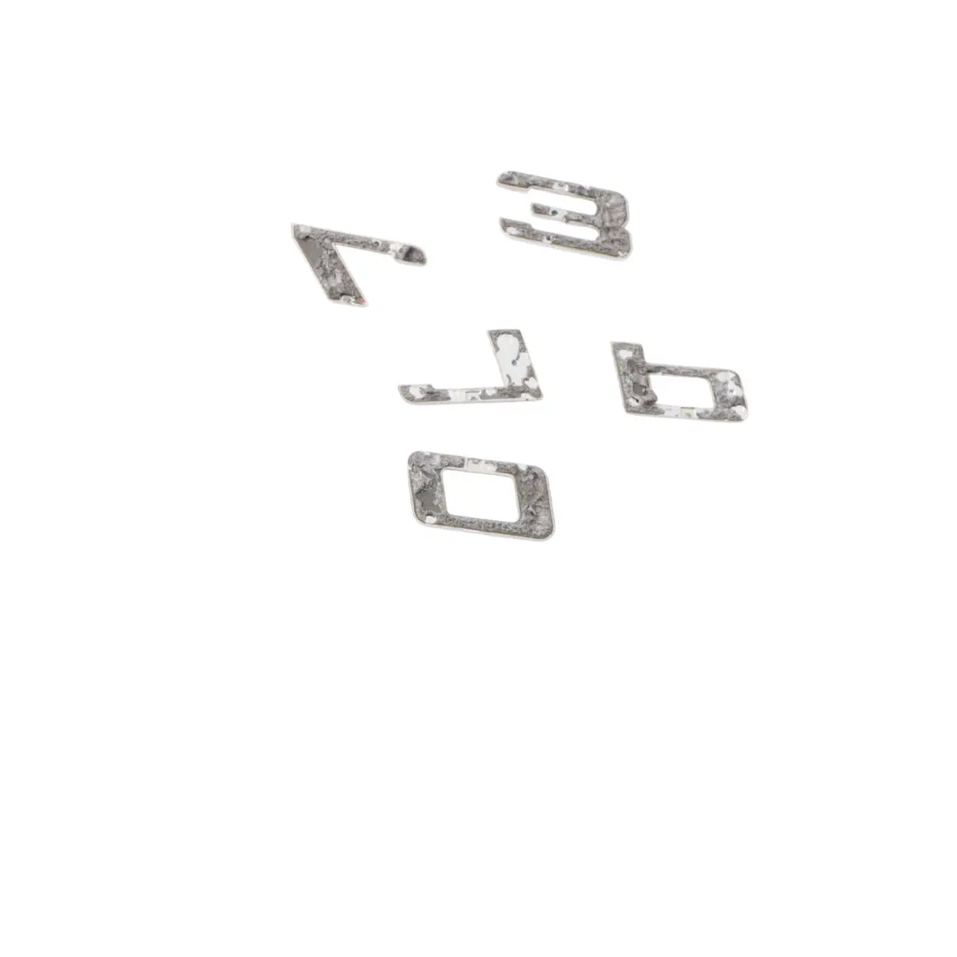 BMW F02 Rear Boot Trunk Lid Adhered Emblem Badge 730 Ld Lettering - SKU 7187132 - Part number 7187132