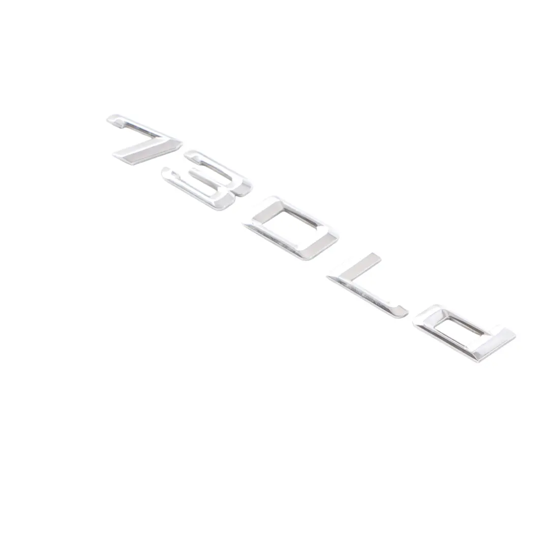 BMW F02 Rear Boot Trunk Lid Adhered Emblem Badge 730 Ld Lettering - SKU 7187132 - Part number 7187132