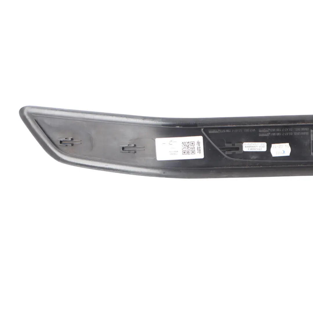 Door Entry Cover Sill Strip Trim Illuminated Left N/S to BMW F02 Rear with Part number 7190963 BMW F02 Rear Door Entry Cover Sill Strip Trim Illuminated Left N/S - SKU 7190963 - Part number 7190963