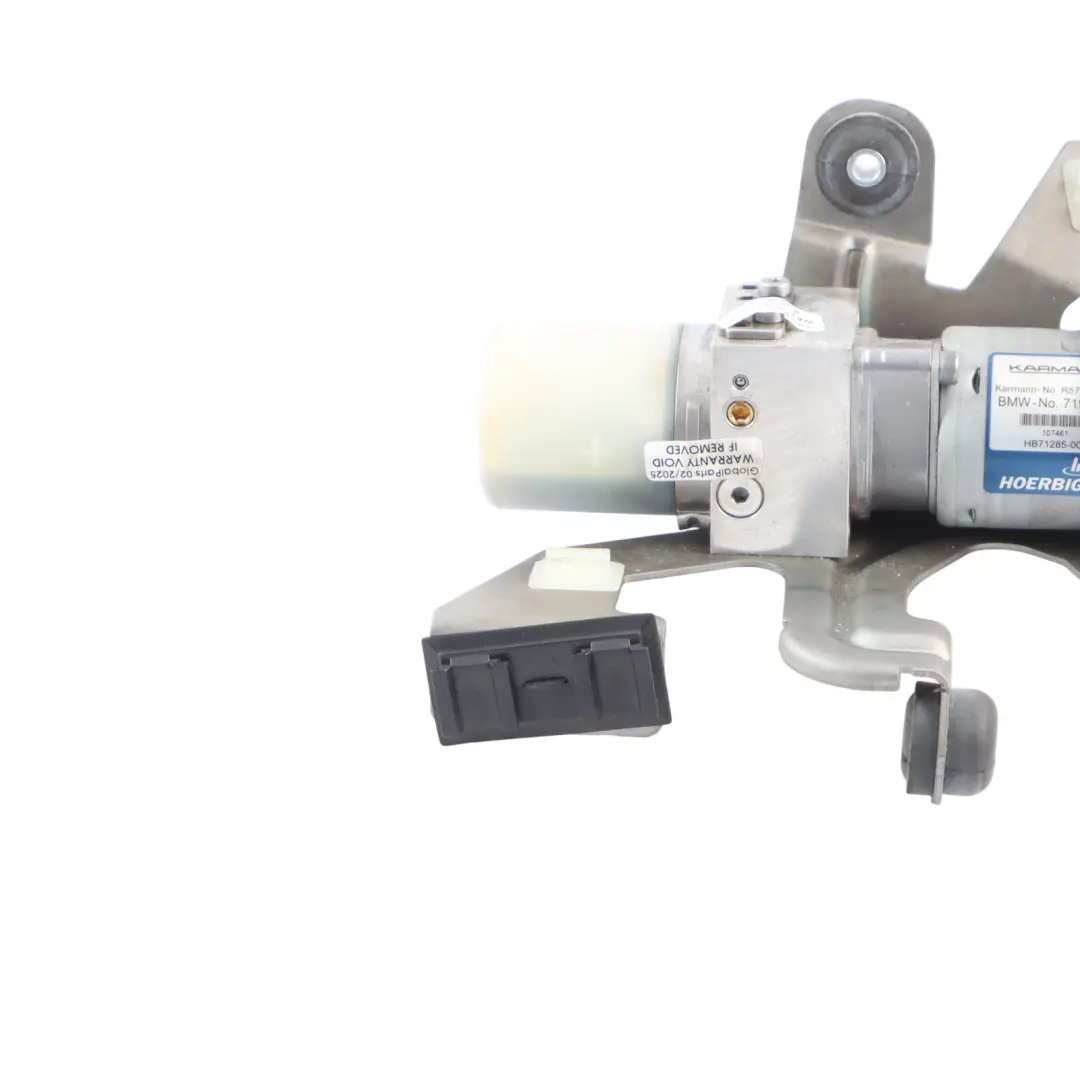 Hydralic Roof Lift Motor Pump to Mini Cooper R57 Cabrio Convertible with Part number 7195518 Mini Cooper R57 Cabrio Convertible Hydralic Roof Lift Motor Pump - SKU 7195518-2 - Part number 7195518