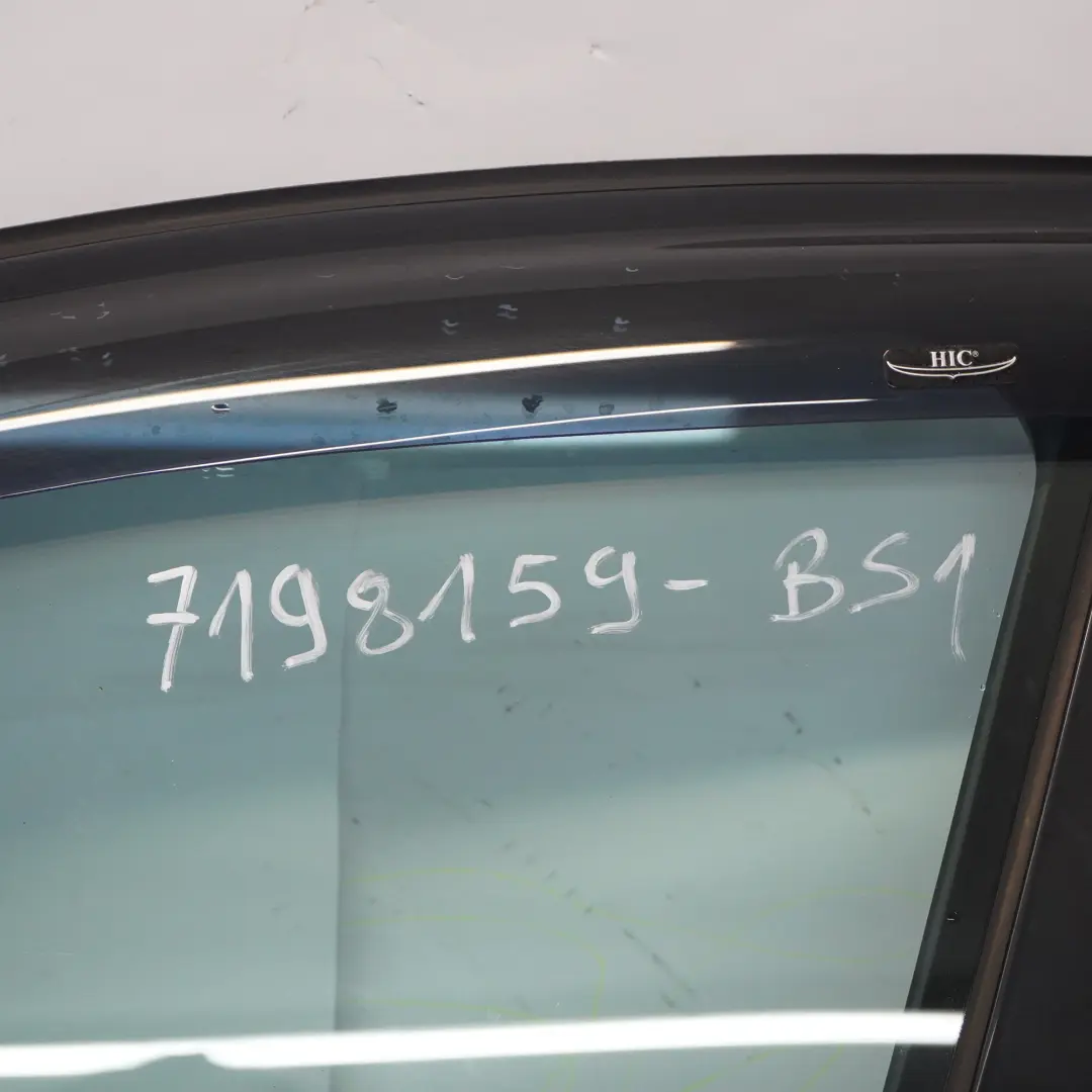 BMW X6 E71 Tür Vorne Links Black Sapphire Schwarz Metallic - 475 - SKU 7198159-BS1 - Teilenummer 7198159