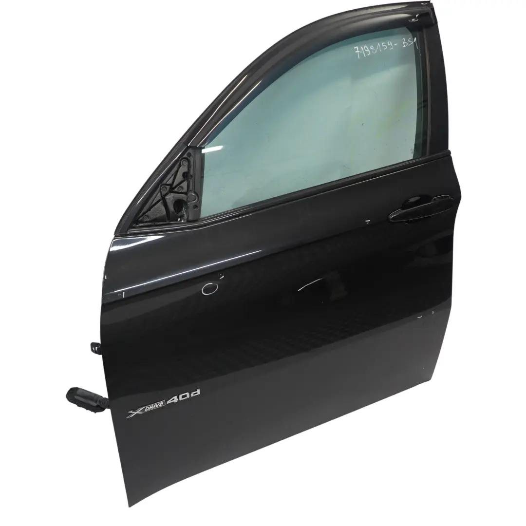 BMW X6 E71 Door Front Left N/S Black Sapphire Metallic - 475 - SKU 7198159-BS1 - Part number 7198159