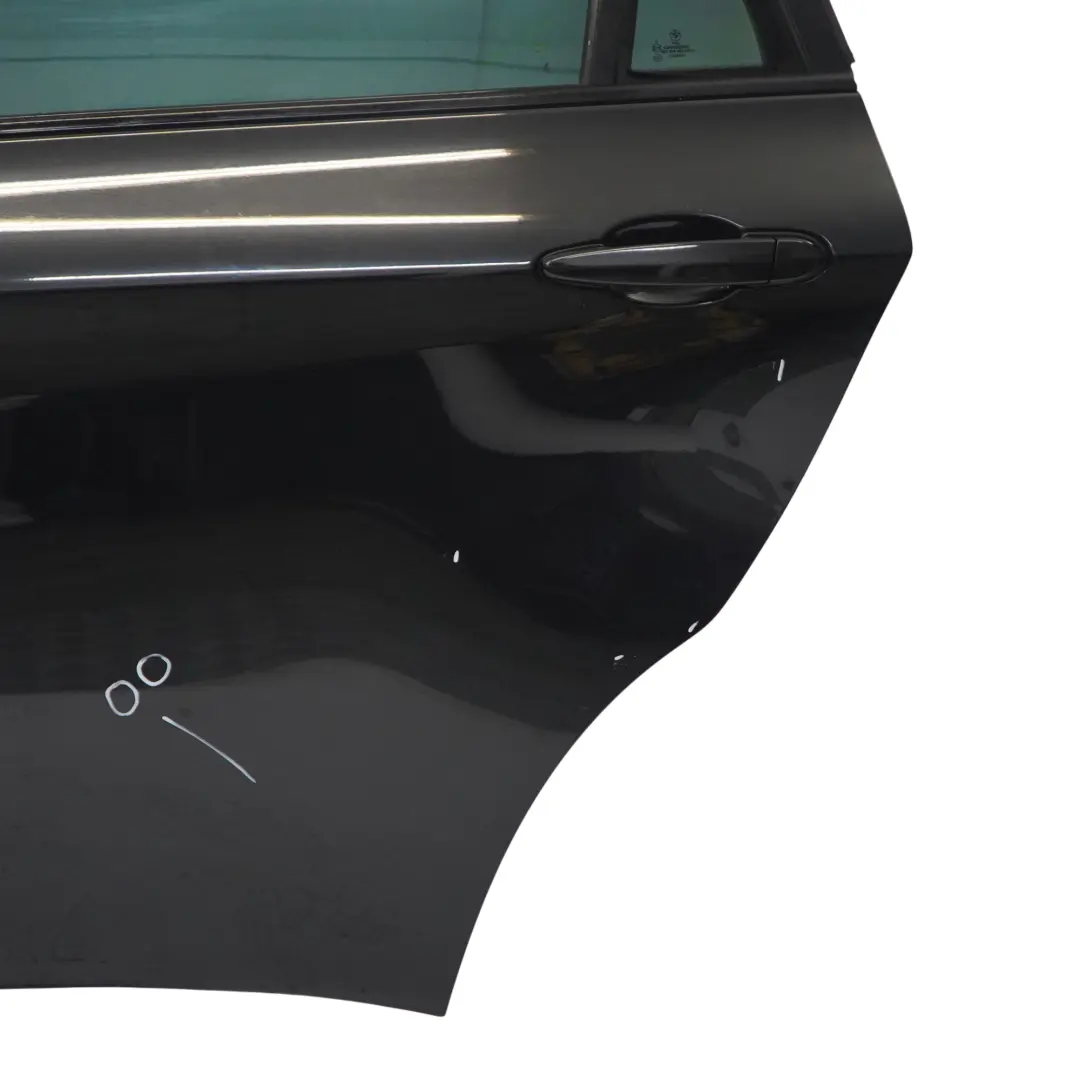BMW X6 E71 Drzwi Tylne Lewe Black Sapphire Czarny Metalik - 475 - SKU 7198161-BS - Numer Części 7198161