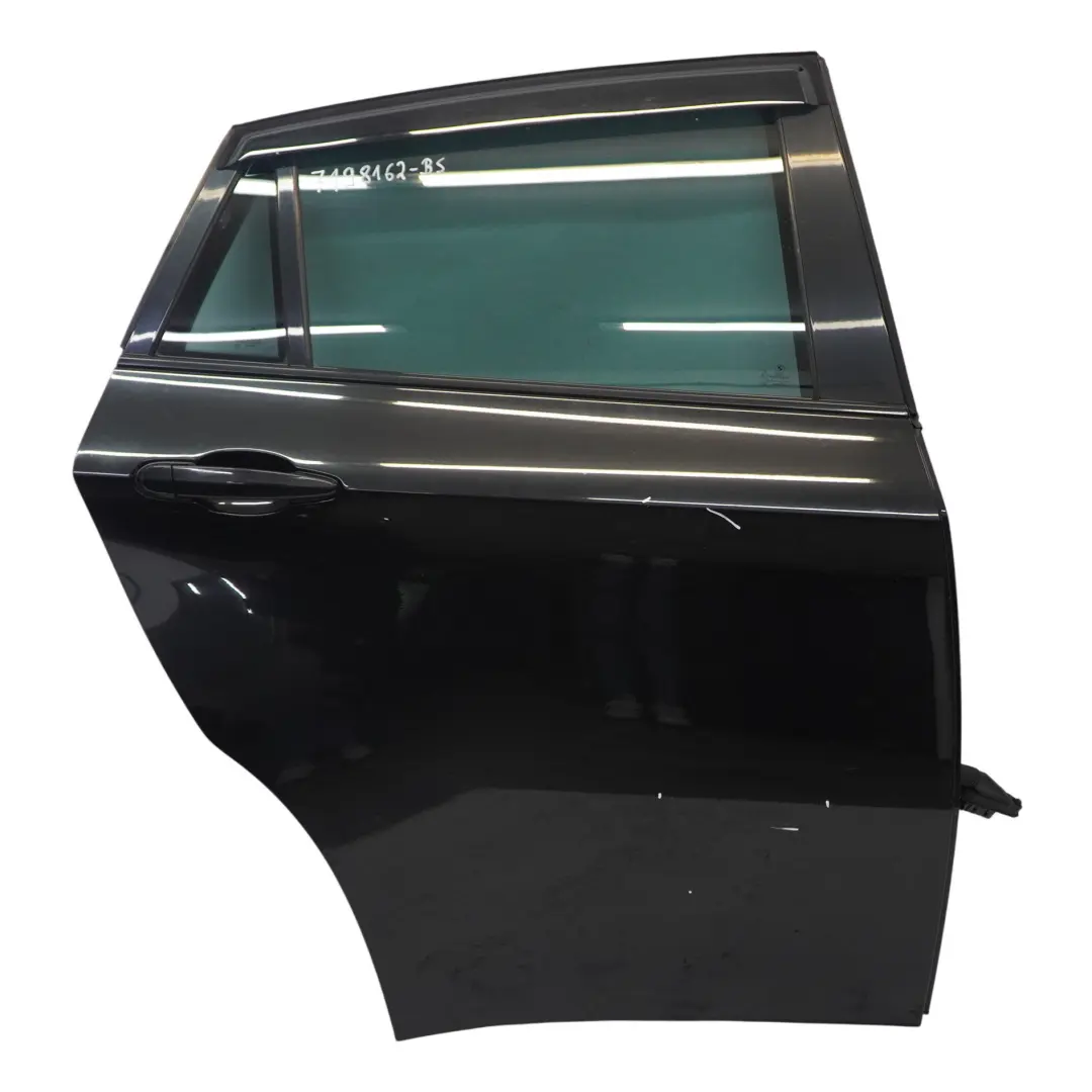 BMW X6 E71 Drzwi Tylne Prawe Czarny Szafirowy Metalik - 475 - SKU 7198162-BS - Numer Części 7198162
