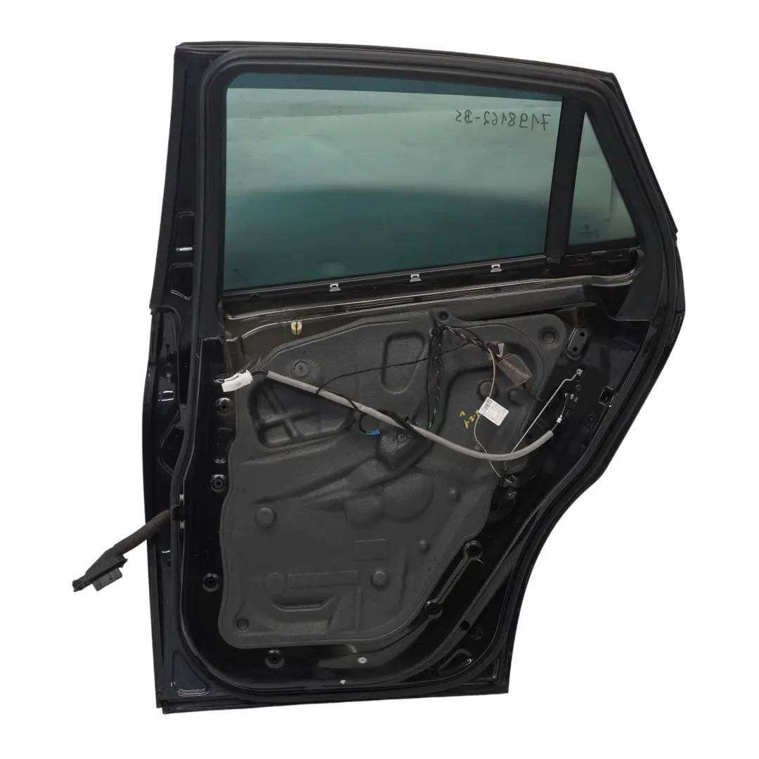 BMW X6 E71 Drzwi Tylne Prawe Czarny Szafirowy Metalik - 475 - SKU 7198162-BS - Numer Części 7198162