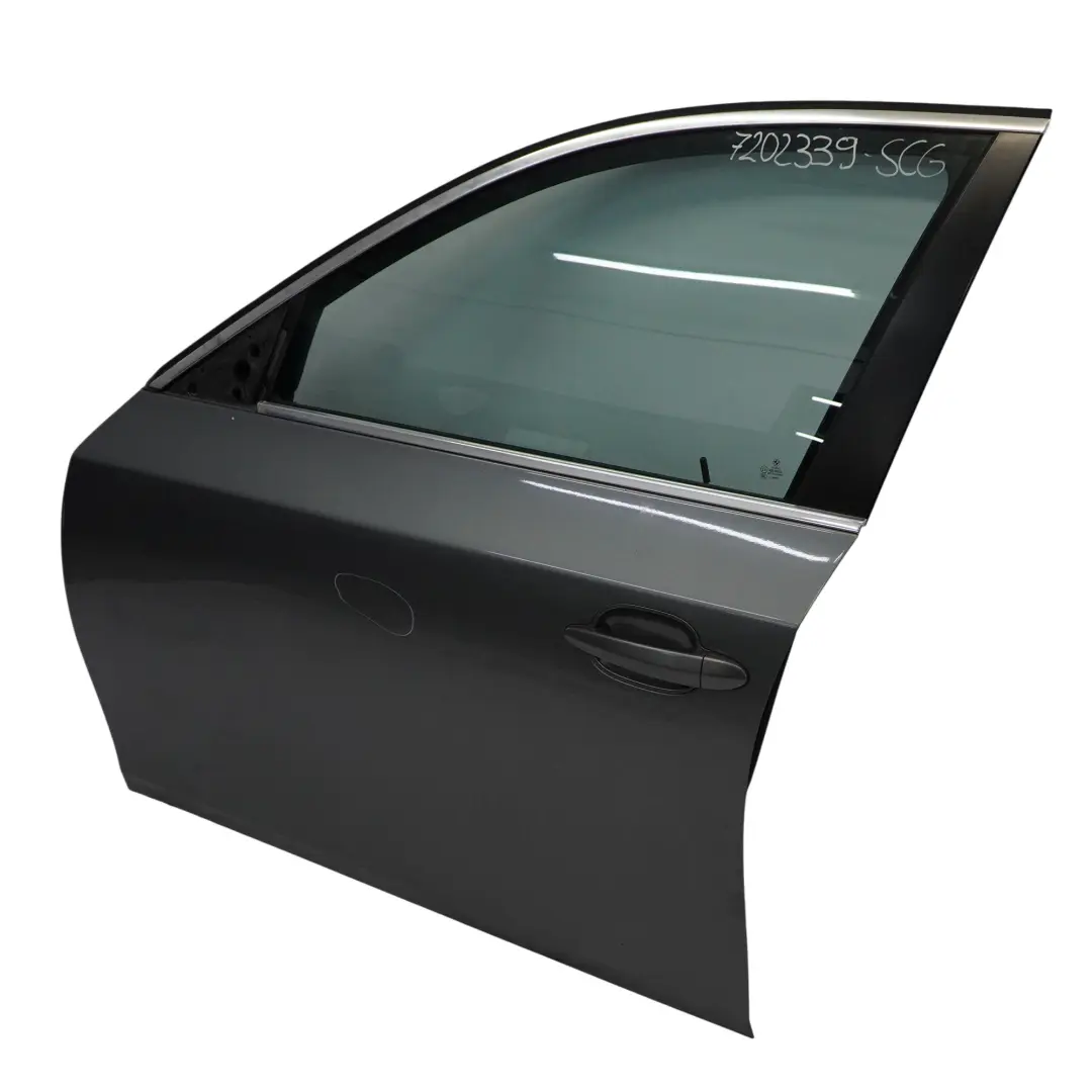 Tür Vorne Links Spacegrau Space Grau - A52 für BMW E60 E61 mit Teilenummer 7202339 BMW E60 E61 Tür Vorne Links Spacegrau Space Grau - A52 - SKU 7202339-SCG - Teilenummer 7202339