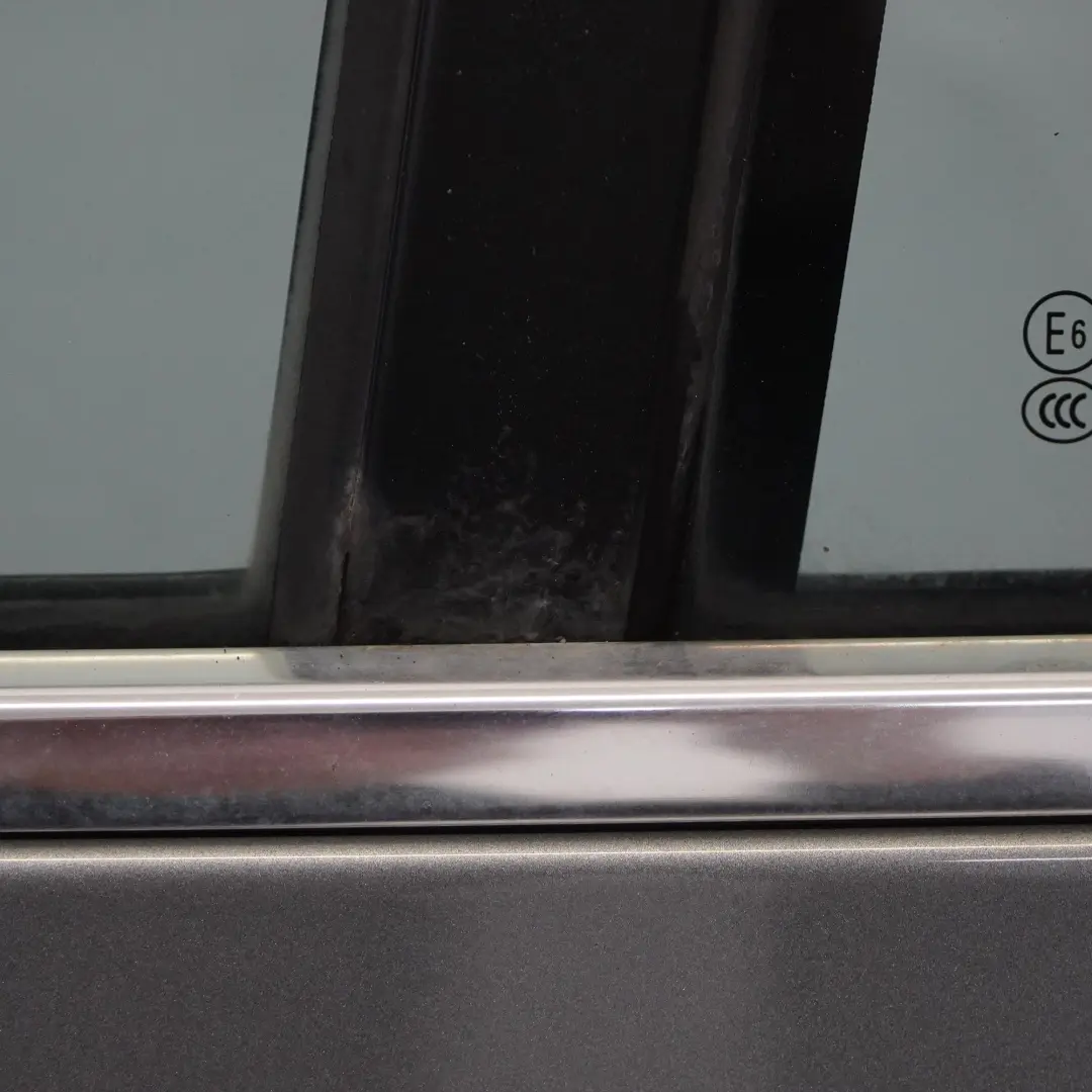 BMW E60 Door Rear Left N/S Spacegrau Space Grau Grey Metallic - A52 - SKU 7202341-SCG - Part number 7202341