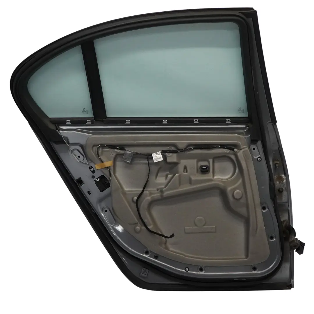 BMW E60 Door Rear Left N/S Spacegrau Space Grau Grey Metallic - A52 - SKU 7202341-SCG - Part number 7202341