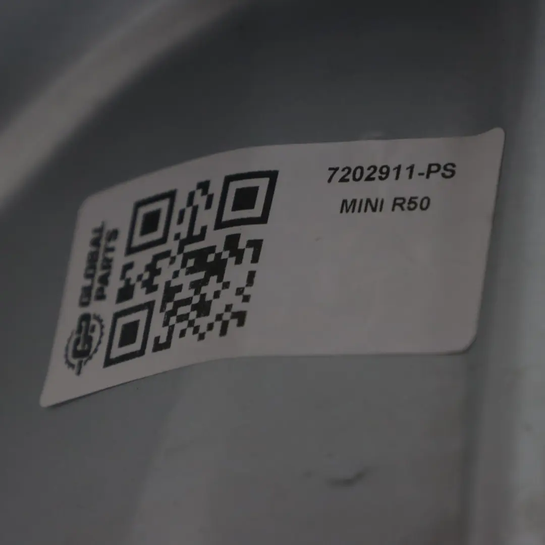 Drzwi Lewy Przód Pure Silver Srebrny Metalik - 900 do Mini R50 R52 R53 o numerze 7202911 Mini R50 R52 R53 Drzwi Lewy Przód Pure Silver Srebrny Metalik - 900 - SKU 7202911-PS - Numer Części 7202911