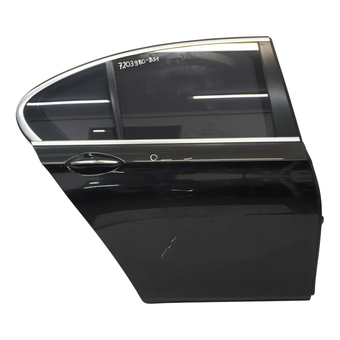Door Rear Right O/S Black Sapphire Metallic - 475 to BMW F01 with Part number 7203980 BMW F01 Door Rear Right O/S Black Sapphire Metallic - 475 - SKU 7203980-BS1 - Part number 7203980