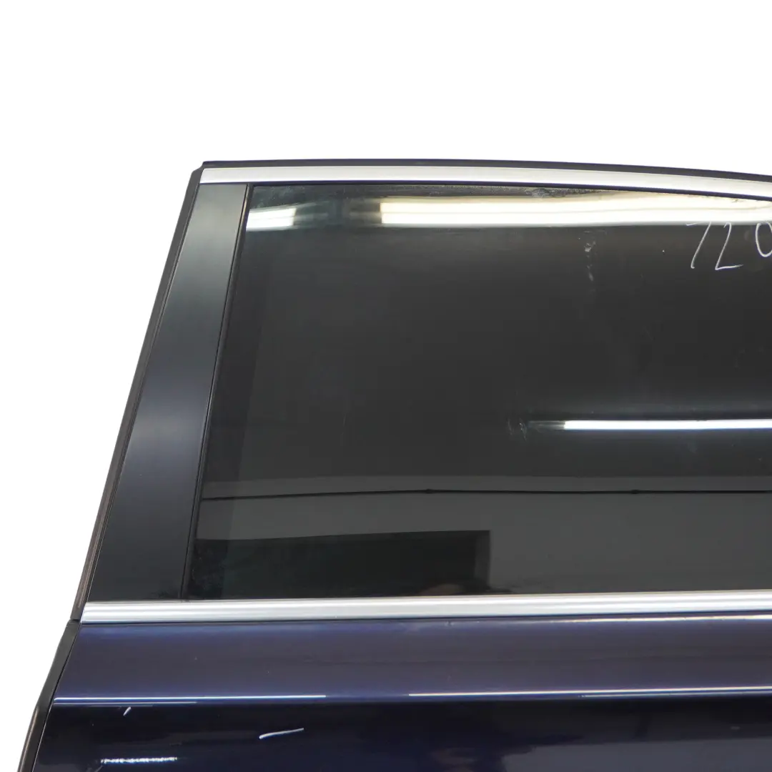 BMW F02 Drzwi Lewe Tylne Długie Imperial Blau Niebieski Metalik - A89 - SKU 7203981-IBB - Numer Części 7203981