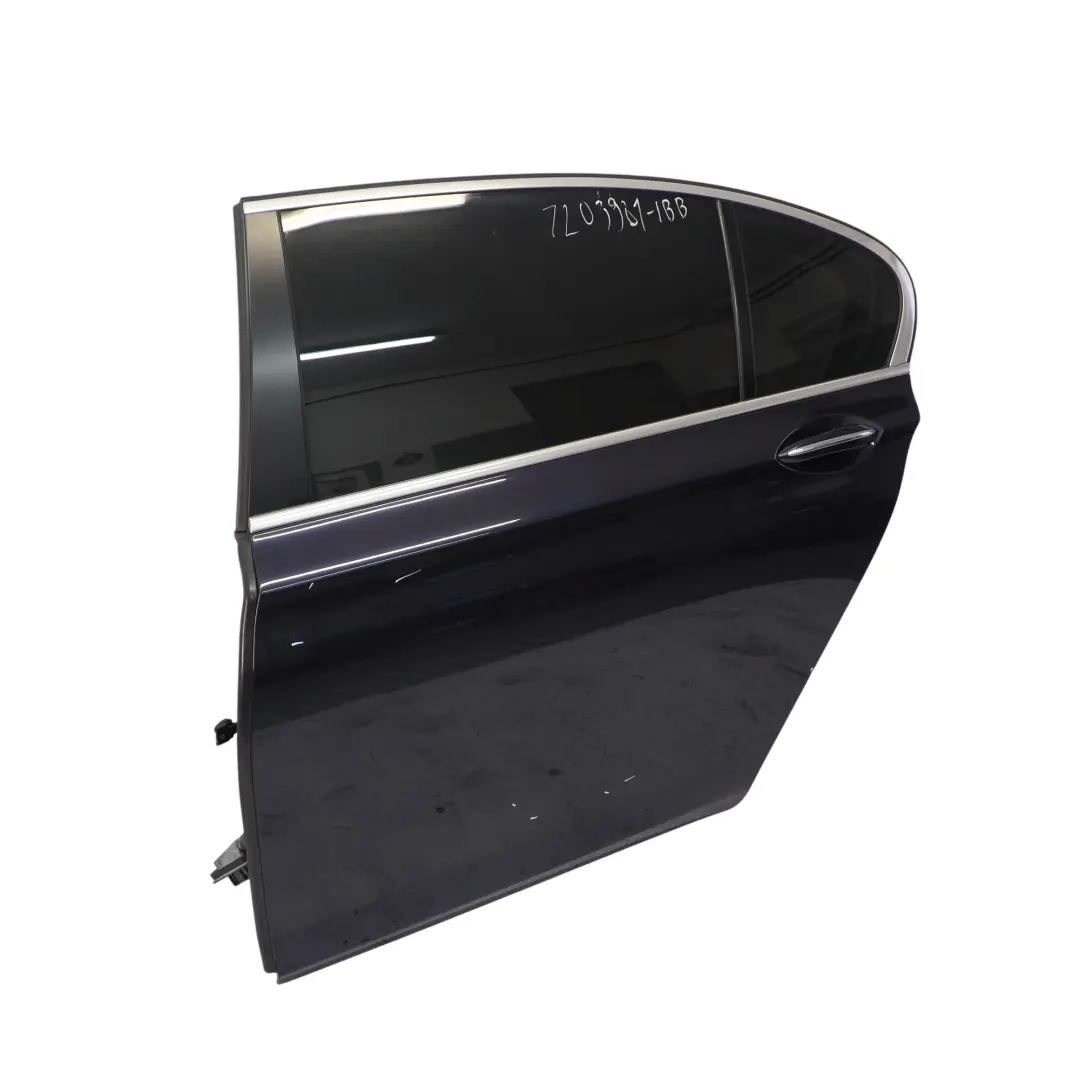BMW F02 Drzwi Lewe Tylne Długie Imperial Blau Niebieski Metalik - A89 - SKU 7203981-IBB - Numer Części 7203981