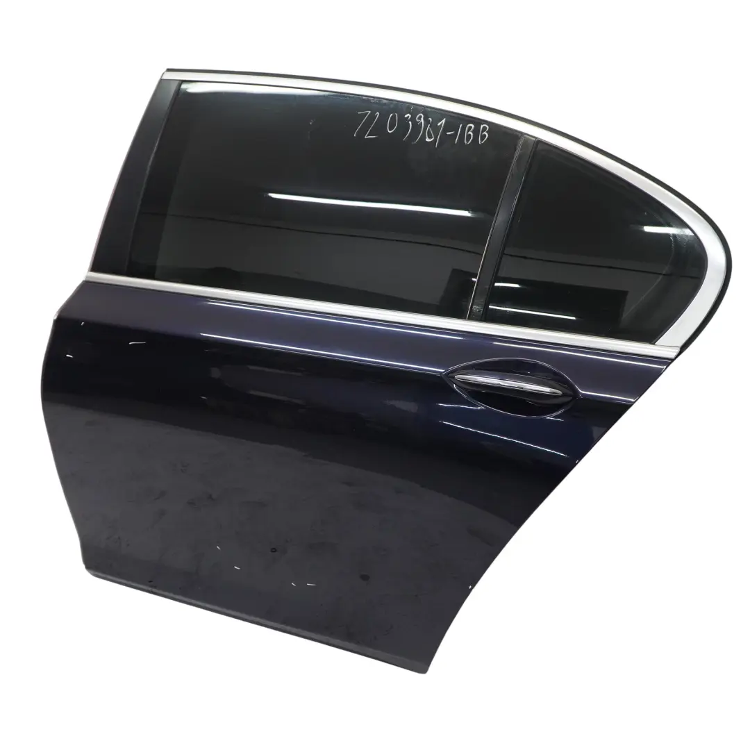 BMW F02 Puerta trasera izquierda Versión larga Imperial Blue Metallic - A89 - SKU 7203981-IBB - Número de pieza 7203981