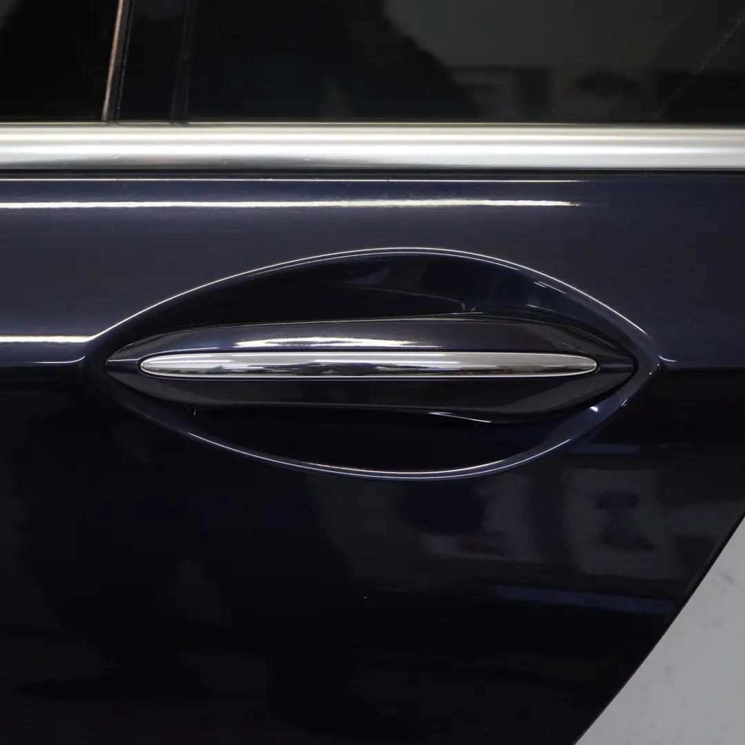 BMW F02 Drzwi Lewe Tylne Długie Imperial Blau Niebieski Metalik - A89 - SKU 7203981-IBB - Numer Części 7203981