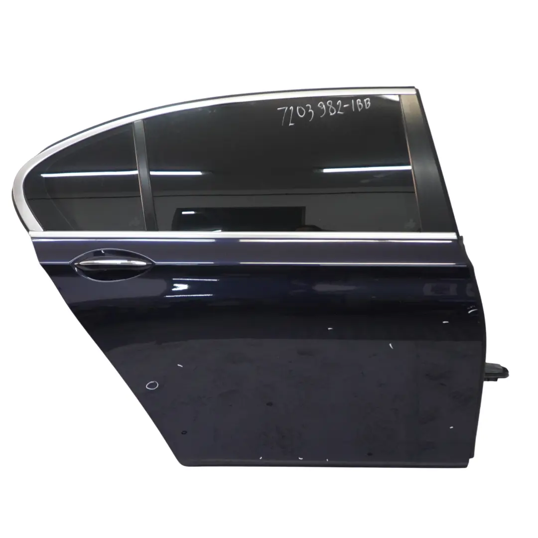 Door Rear Right O/S Long Version Imperial Blau Blue Metallic - A89 to BMW F02 with Part number 7203982 BMW F02 Door Rear Right O/S Long Version Imperial Blau Blue Metallic - A89 - SKU 7203982-IBB - Part number 7203982