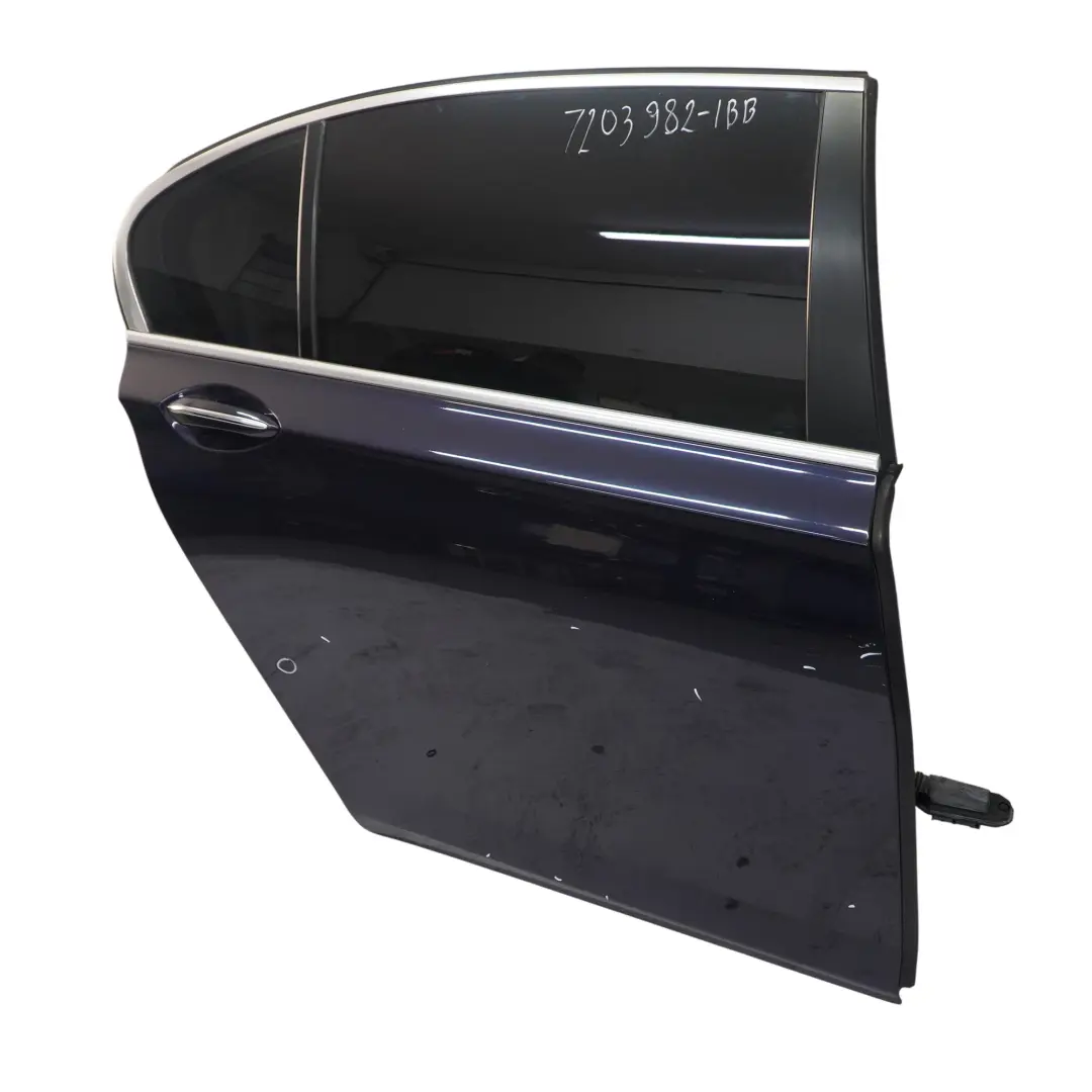 BMW F02 Door Rear Right O/S Long Version Imperial Blau Blue Metallic - A89 - SKU 7203982-IBB - Part number 7203982