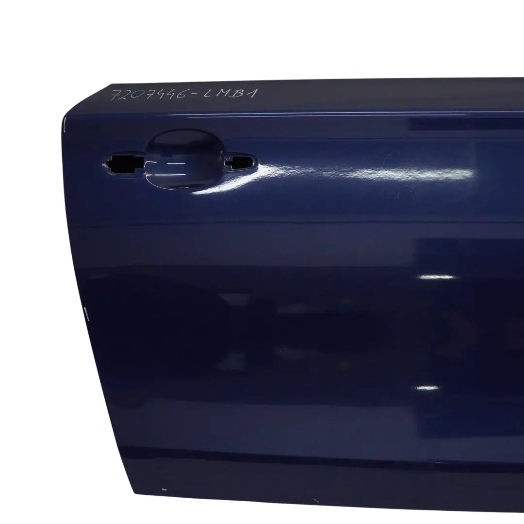 Door Front Right O/S Le Mans Blau Blue Metallic - 381 to BMW E81 E82 E88 with Part number 7207446 BMW E81 E82 E88 Door Front Right O/S Le Mans Blau Blue Metallic - 381 - SKU 7207446-LMB1 - Part number 7207446