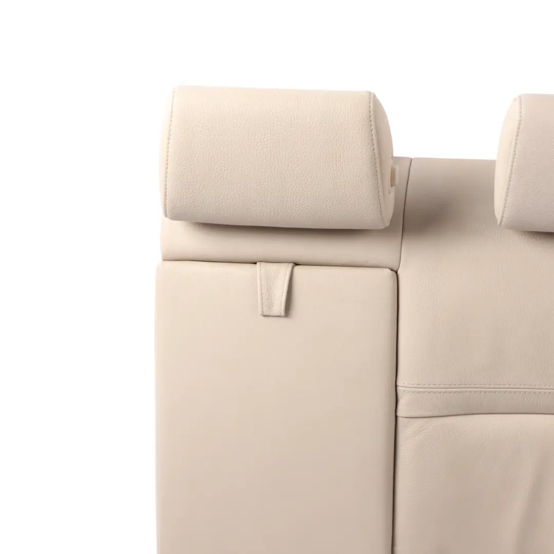 Oyster Leather Rear Set Seat Seats Sofa Bench Folding Backrest to BMW E90 LCI with Part number 7212283 BMW E90 LCI Oyster Leather Rear Set Seat Seats Sofa Bench Folding Backrest - SKU 7212283 - Part number 7212283