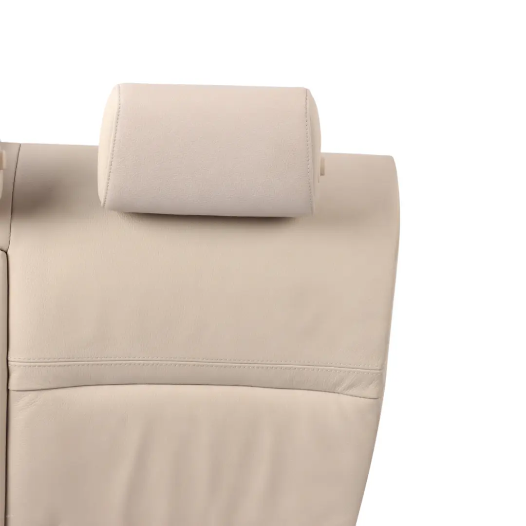 Oyster Leather Rear Set Seat Seats Sofa Bench Folding Backrest to BMW E90 LCI with Part number 7212283 BMW E90 LCI Oyster Leather Rear Set Seat Seats Sofa Bench Folding Backrest - SKU 7212283 - Part number 7212283
