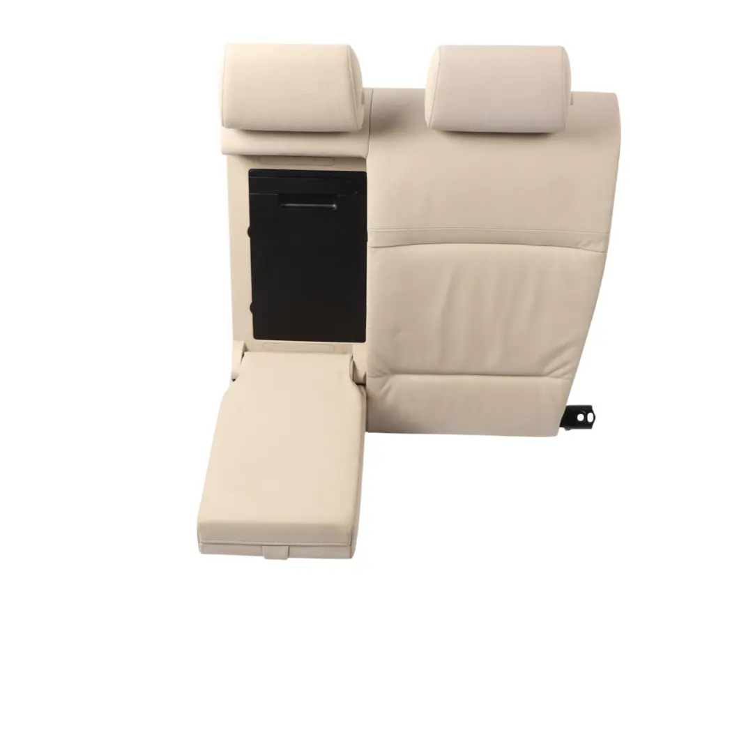 Oyster Leather Rear Set Seat Seats Sofa Bench Folding Backrest to BMW E90 LCI with Part number 7212283 BMW E90 LCI Oyster Leather Rear Set Seat Seats Sofa Bench Folding Backrest - SKU 7212283 - Part number 7212283