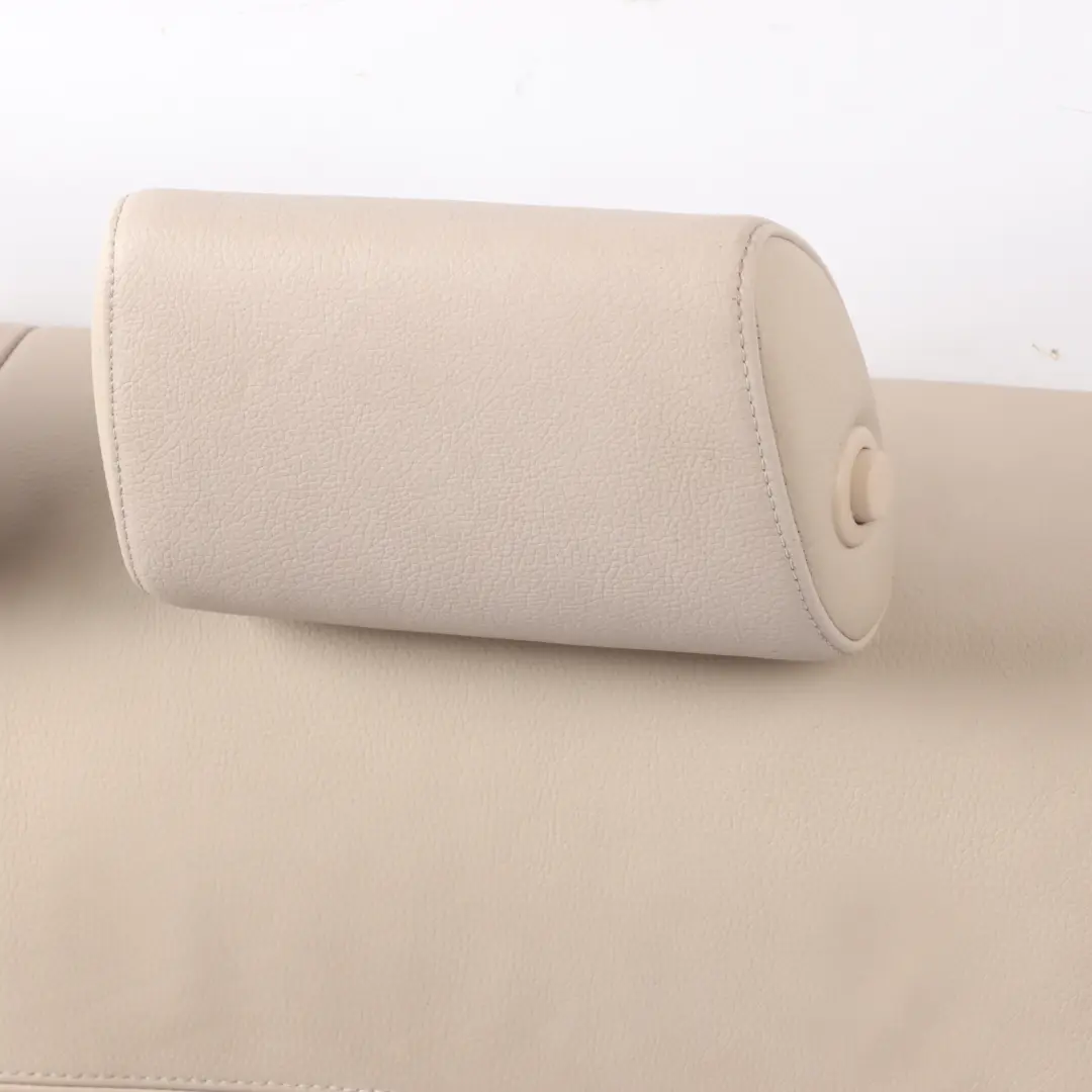 Oyster Leather Rear Set Seat Seats Sofa Bench Folding Backrest to BMW E90 LCI with Part number 7212283 BMW E90 LCI Oyster Leather Rear Set Seat Seats Sofa Bench Folding Backrest - SKU 7212283 - Part number 7212283