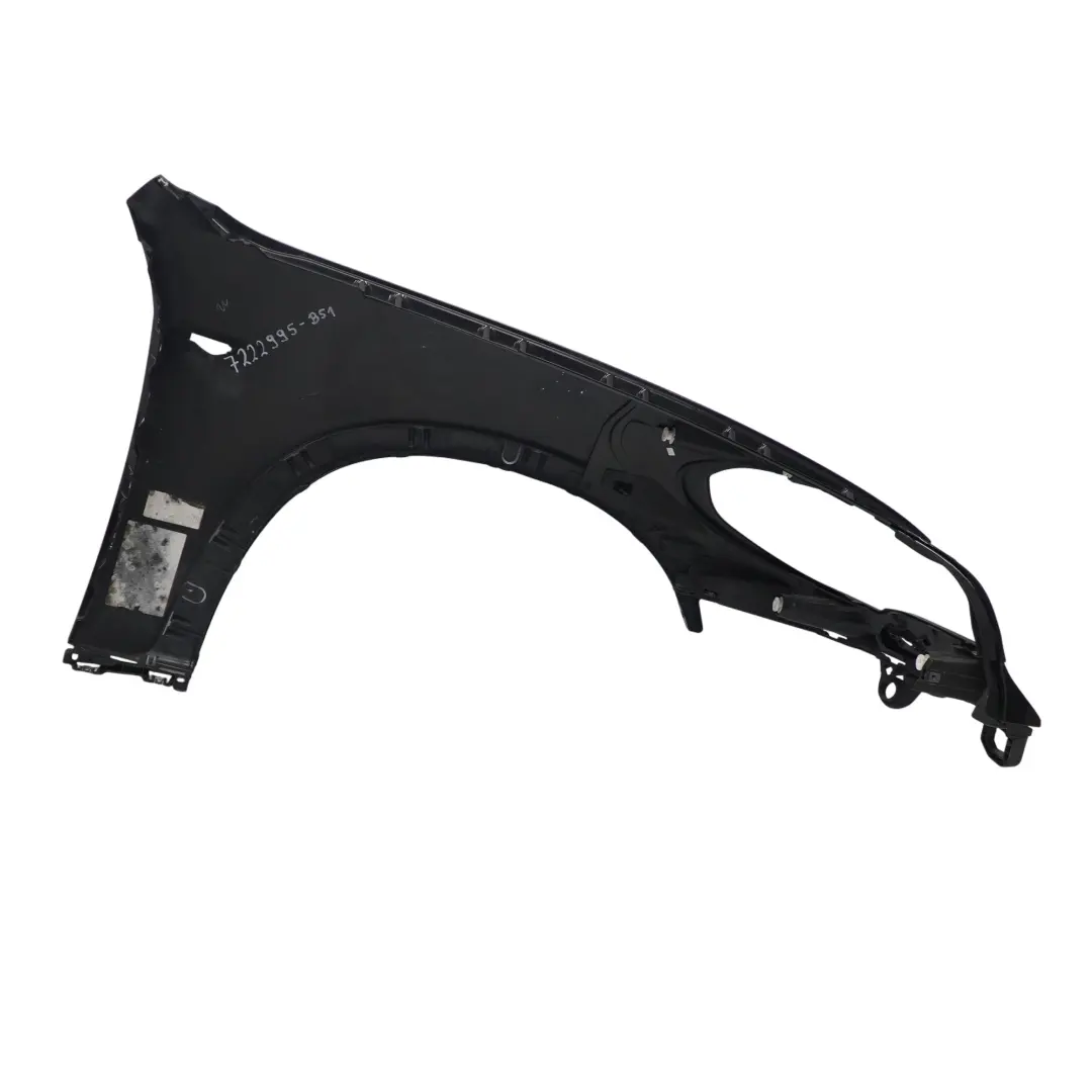 BMW X5 E70 LCI Błotnik Lewy Black Sapphire Czarny Metalik - 475 - SKU 7222995-BS1 - Numer Części 7222995