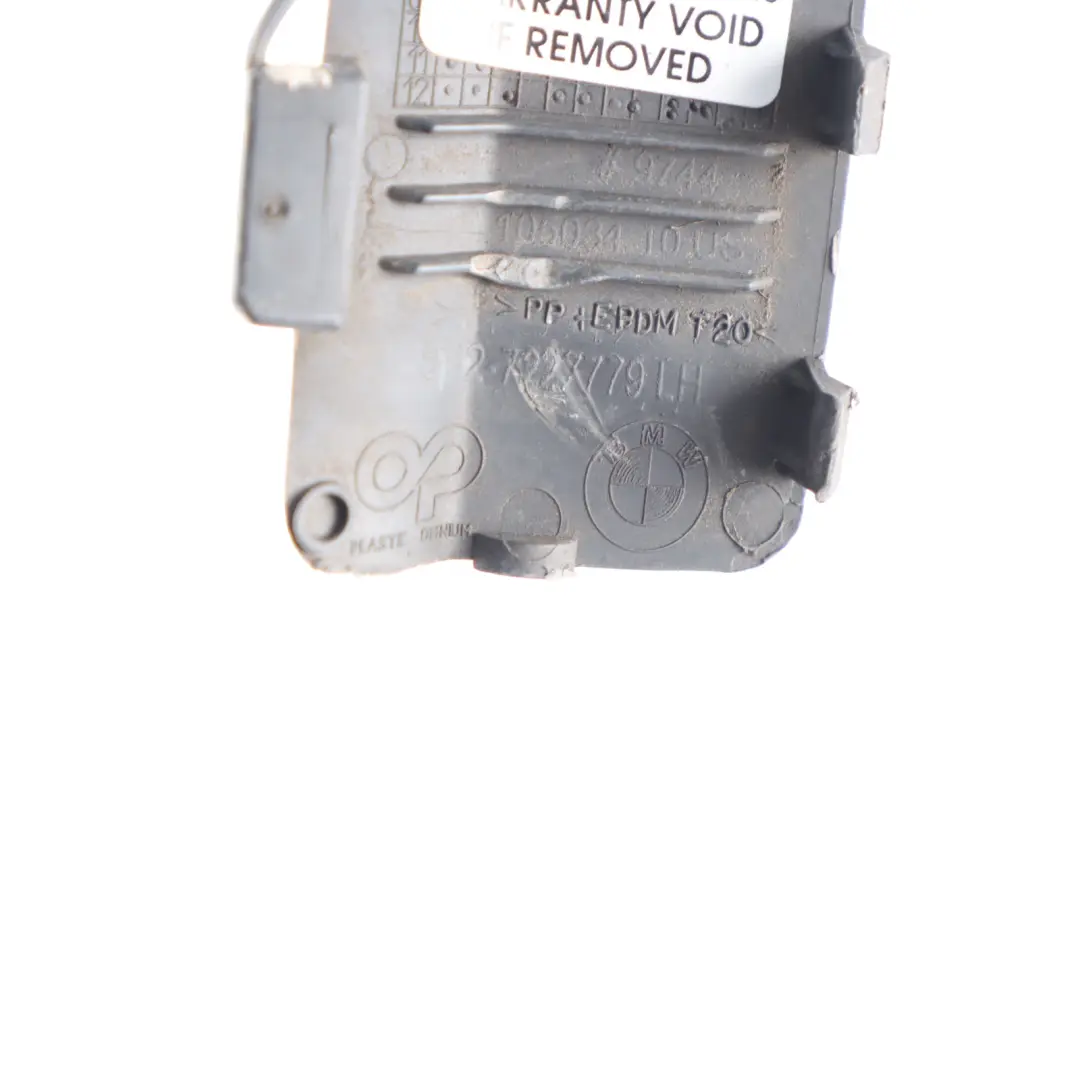 Flap Towing Eye Rear Bumper Cover Black to BMW X5 E70 LCI with Part number 7227779 BMW X5 E70 LCI Flap Towing Eye Rear Bumper Cover Black - SKU 7227779-BLK - Part number 7227779