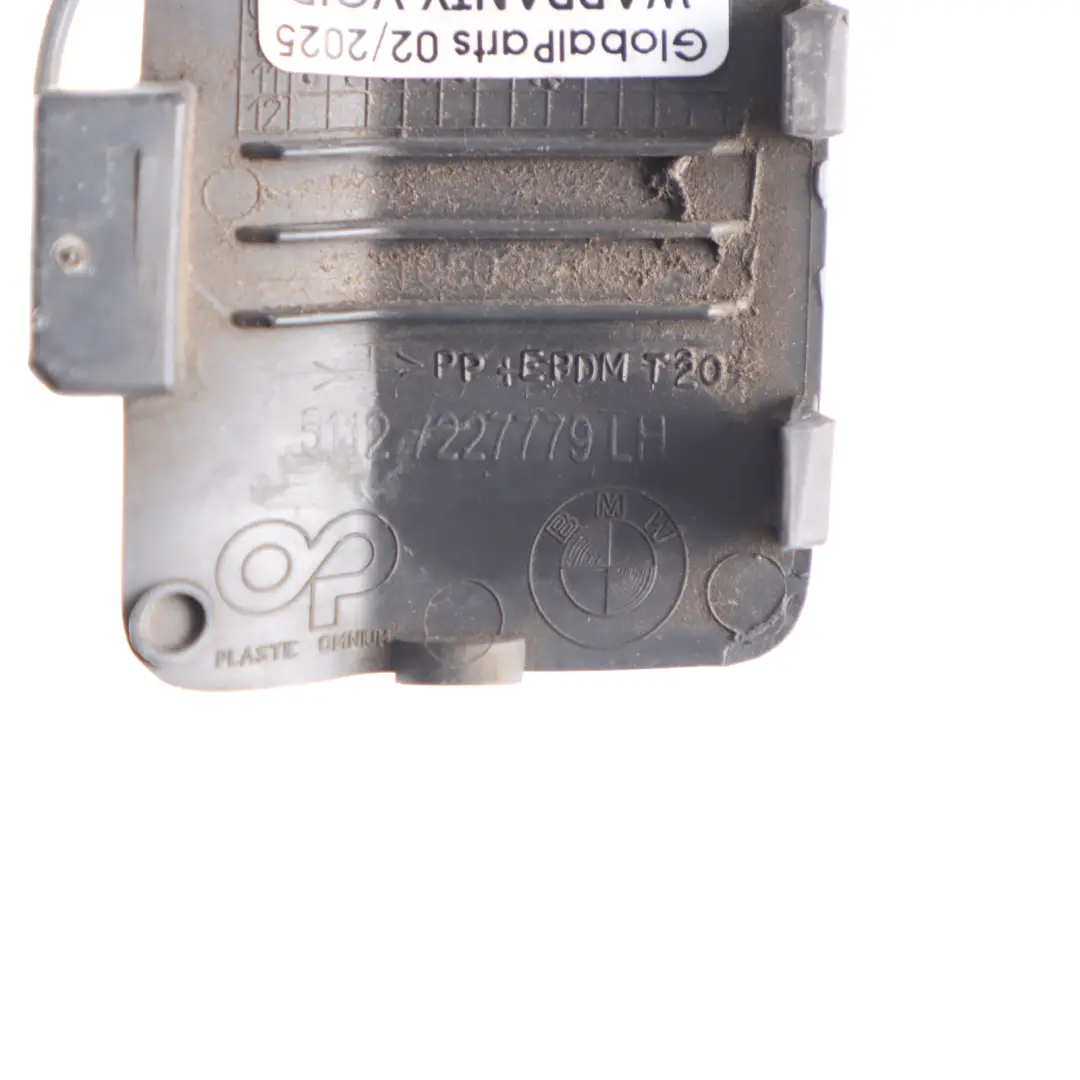 BMW X5 E70 LCI Ojo Remolque Tapa Parachoques Trasero Zafiro Negro - 475 7227779 - SKU 7271815-BS - Número de pieza 7271815