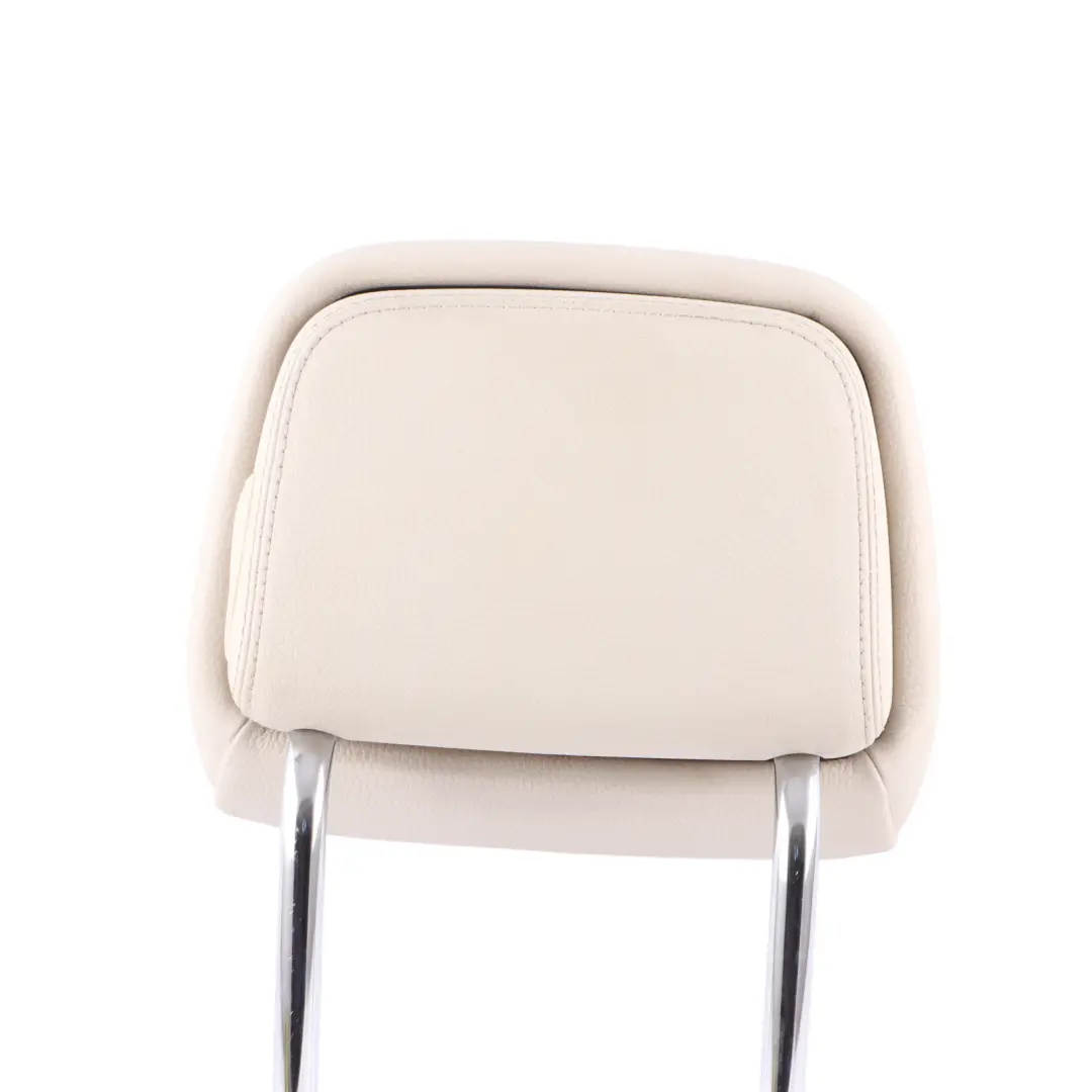Front Seat Headrest BMW F07 F10 F11 Left Right N/O/S Ivory White Leather to with Part number 7234969 Front Seat Headrest BMW F07 F10 F11 Left Right N/O/S Ivory White Leather - SKU 7234969 - Part number 7234969